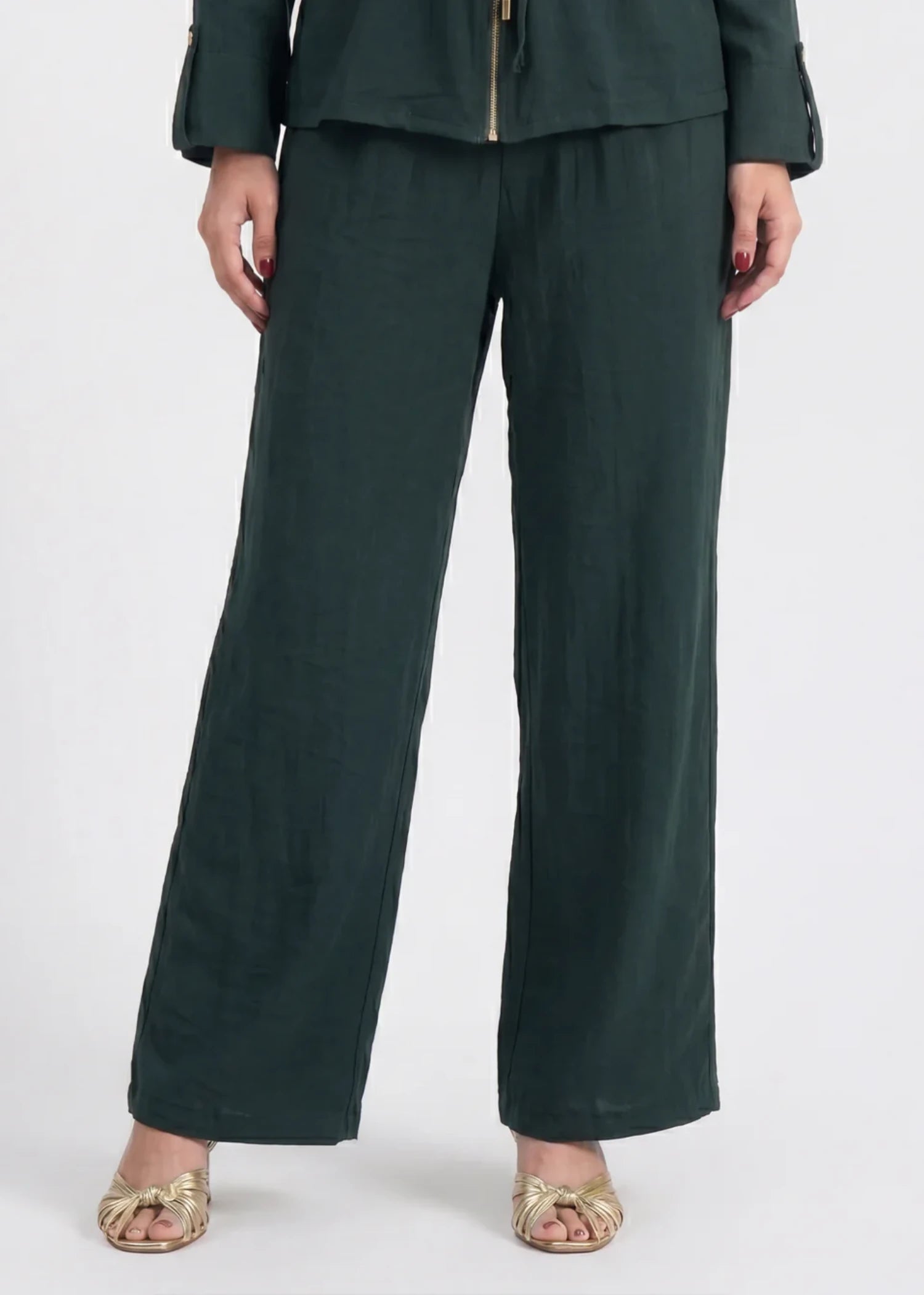 viscose Trousers in Teal