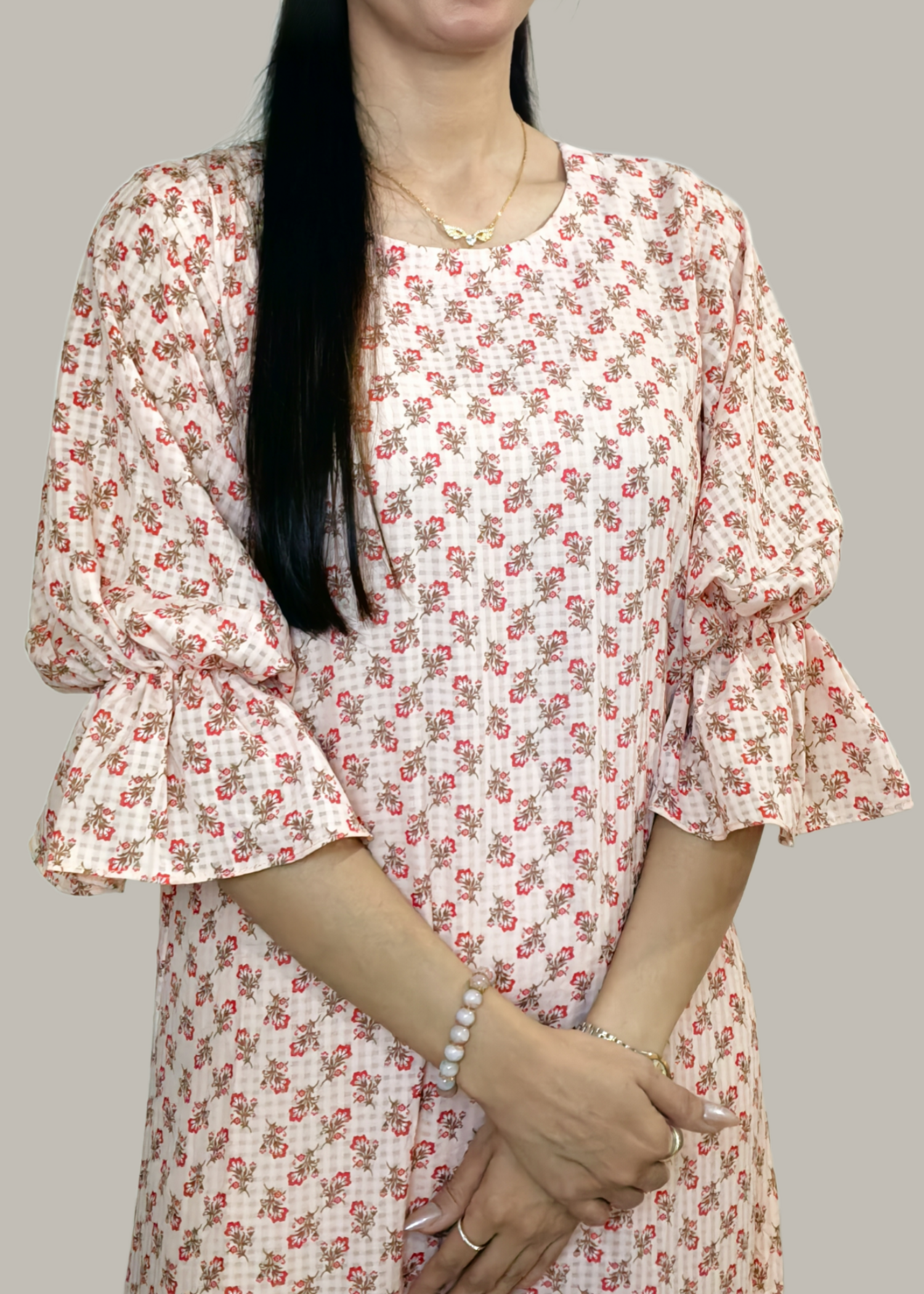 georgette Maxi in Pink