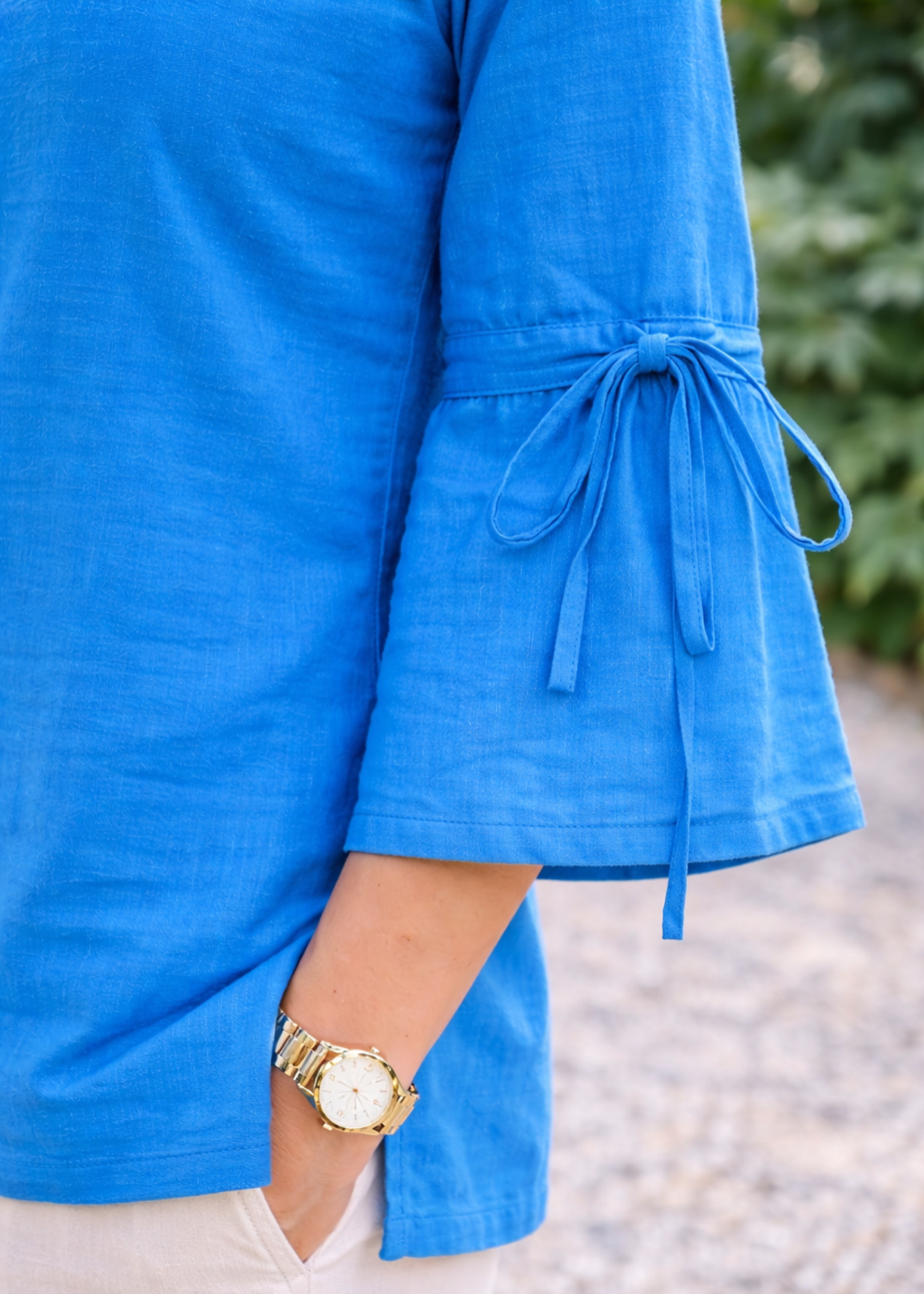 lawn Top in Baby blue