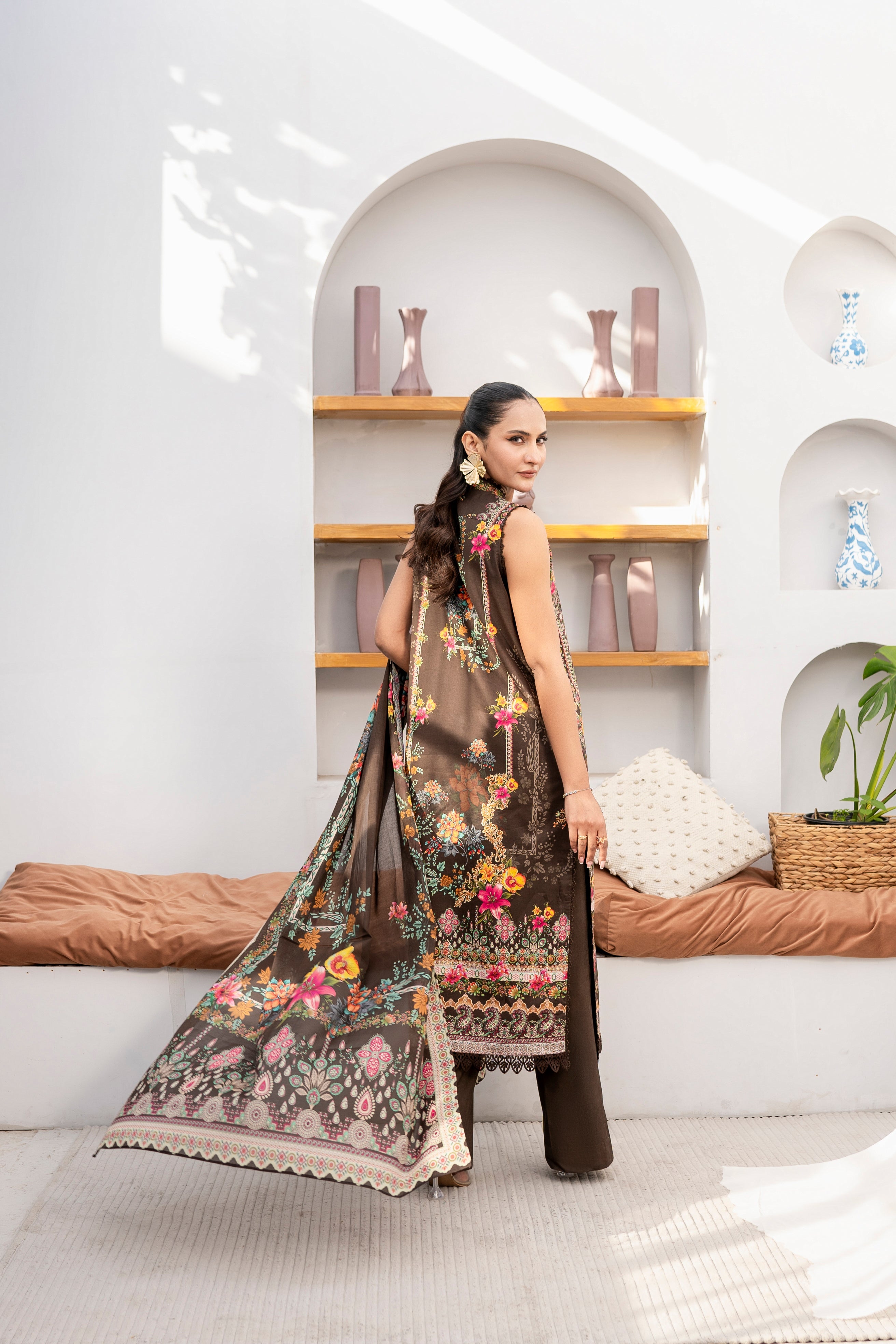 Summer Printed Lawn – D113