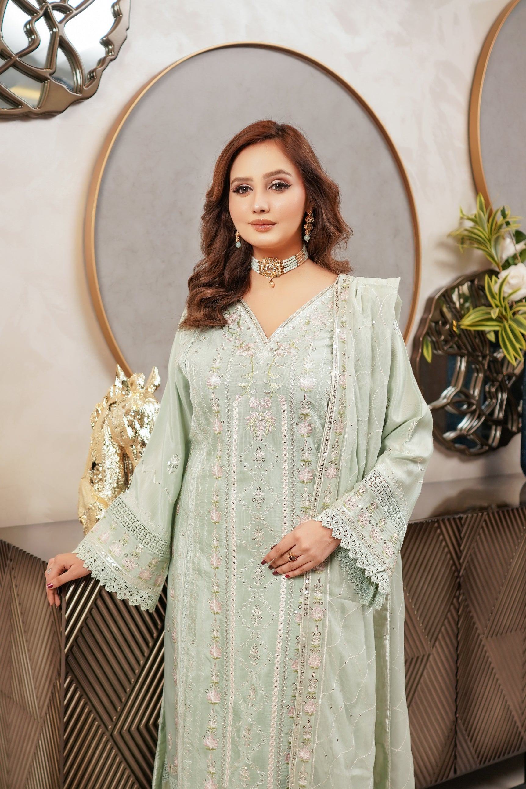 Shamooz Silk Edit Festive Pret Formals – D-7