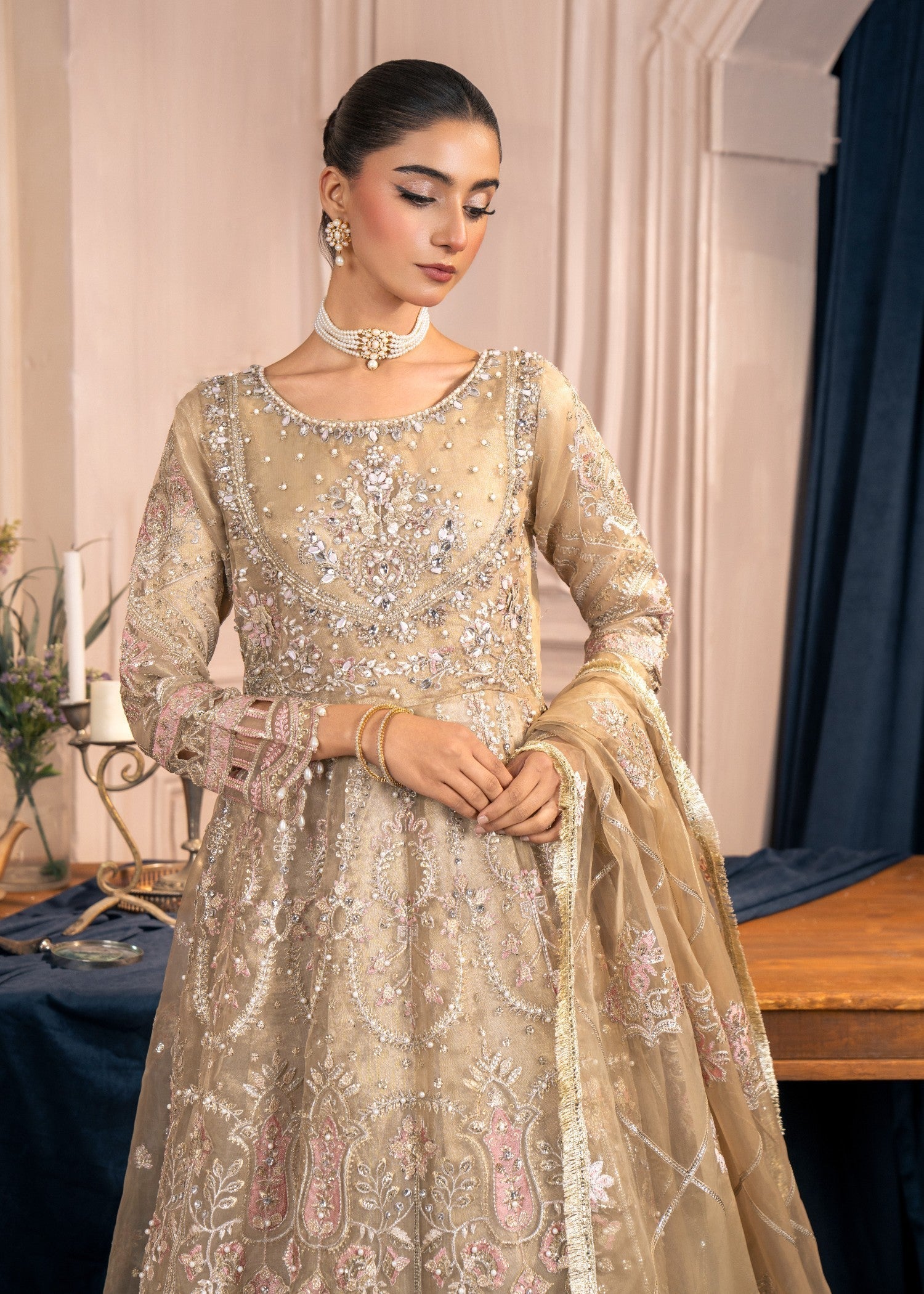 organza Maxi in Champagne