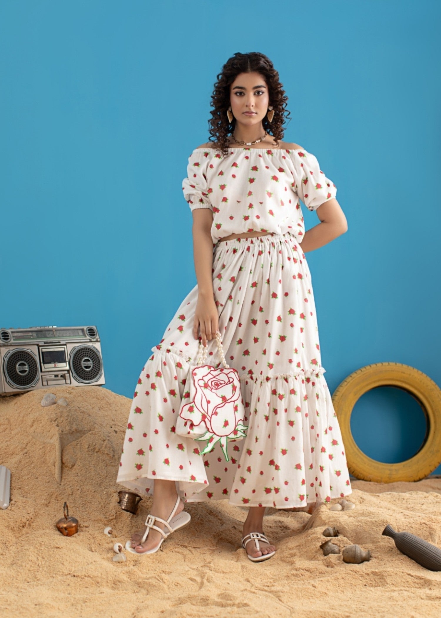 lawn Skirt in White