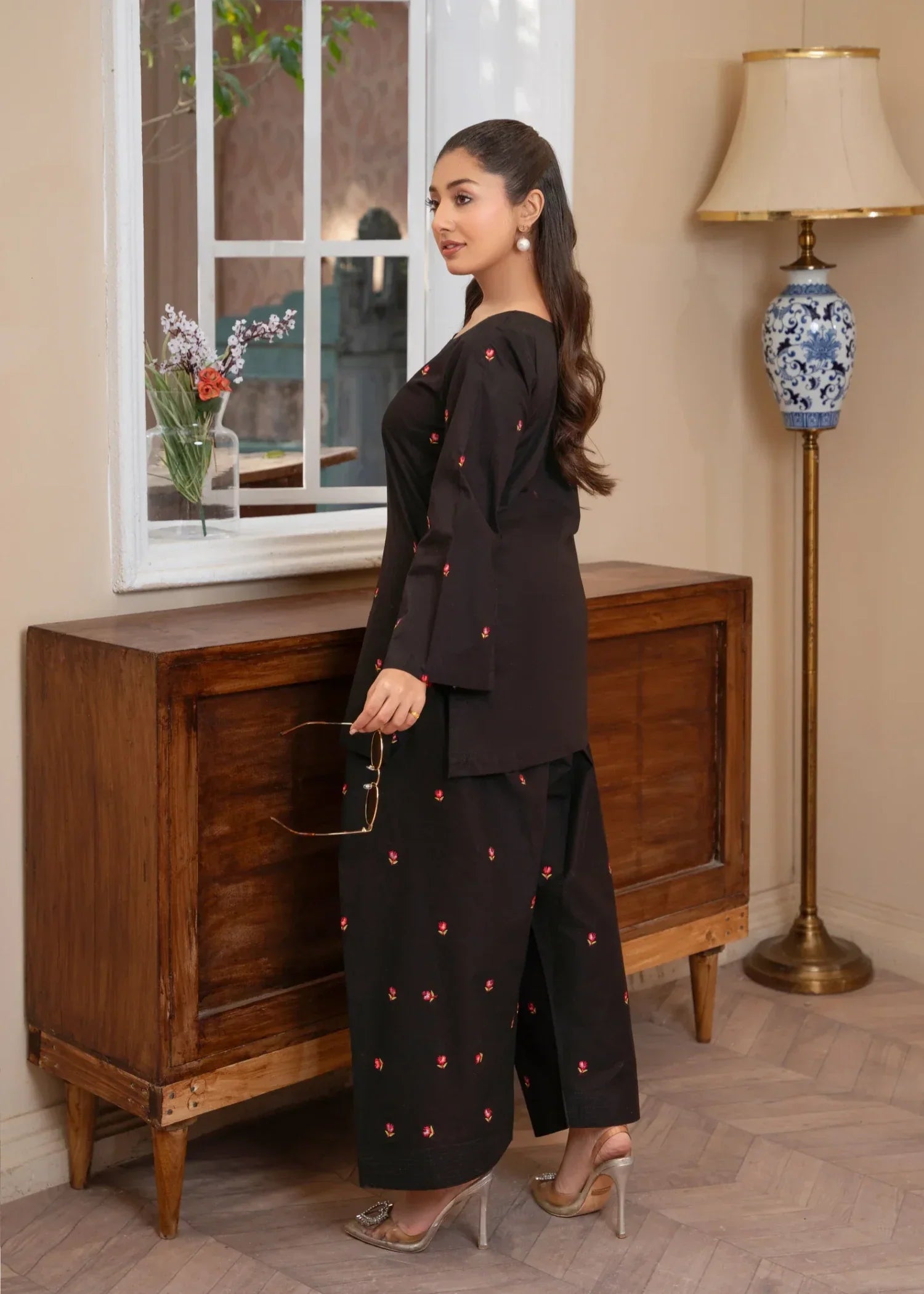 cotton Co Ord Sets in Black