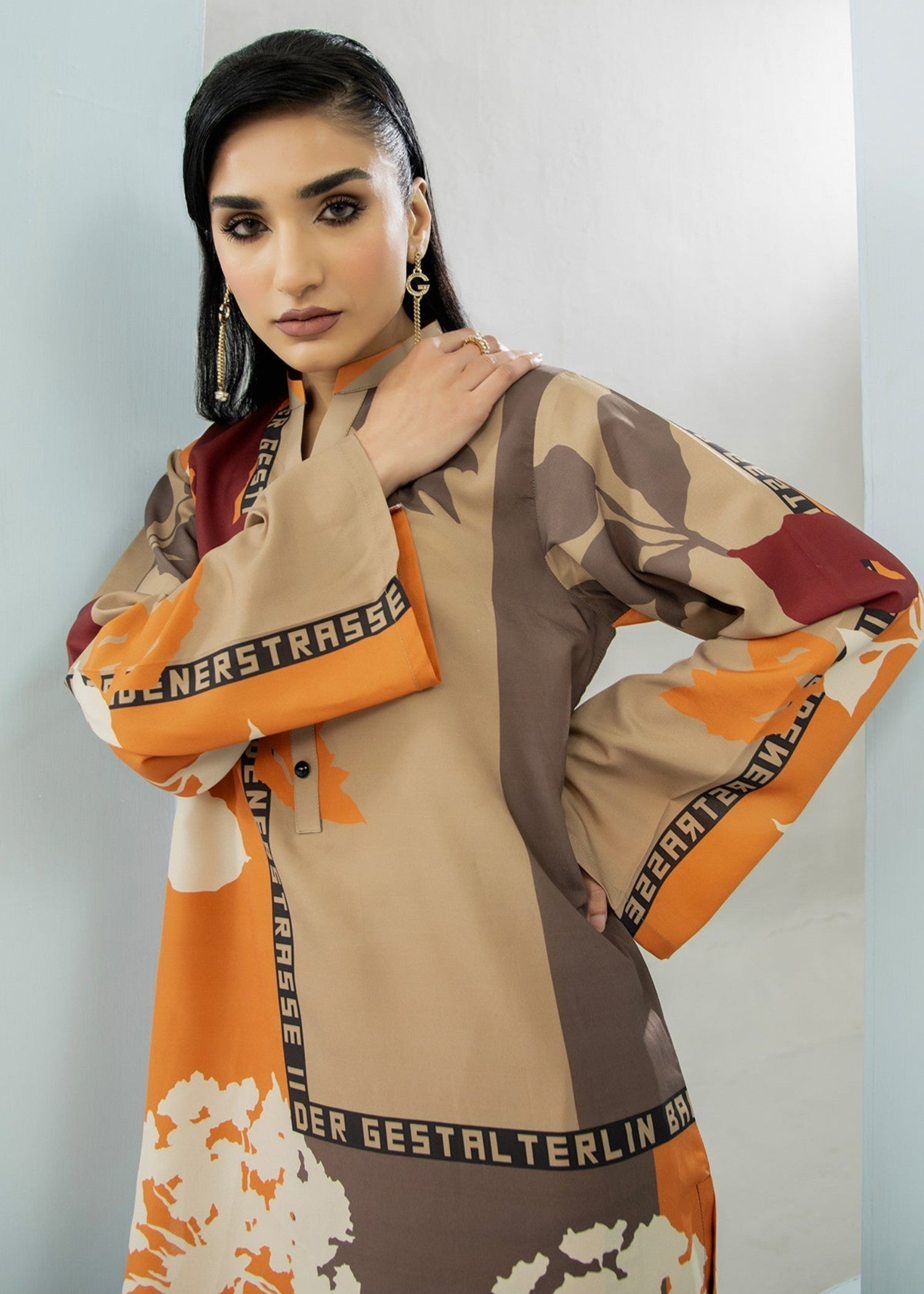 blended khaddar Co Ord Sets in Multi