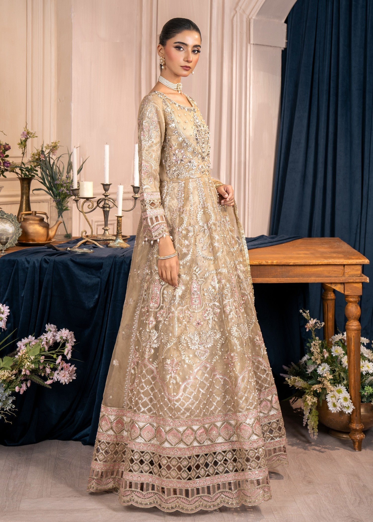 organza Maxi in Champagne