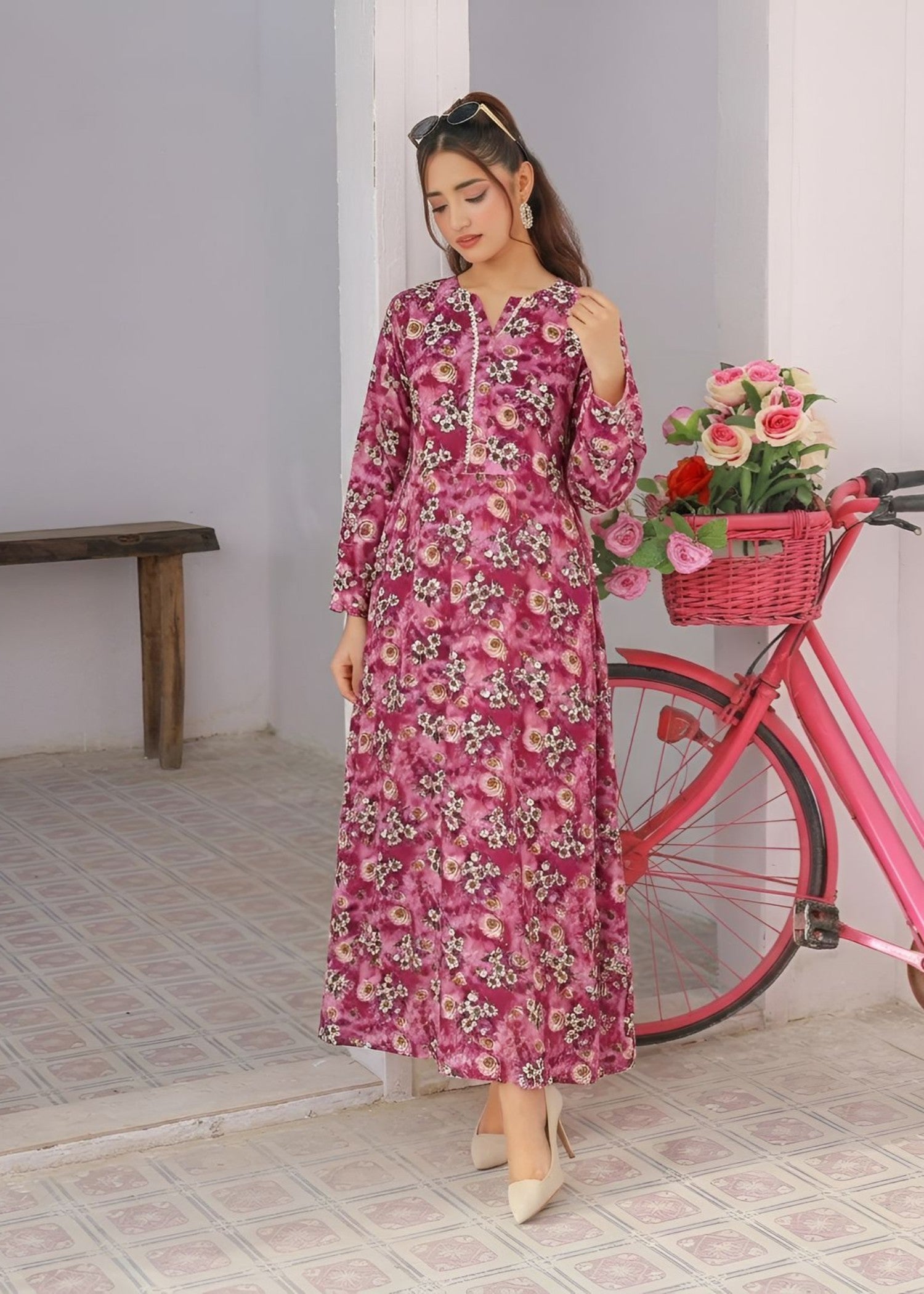 lawn Maxi in Mulberry