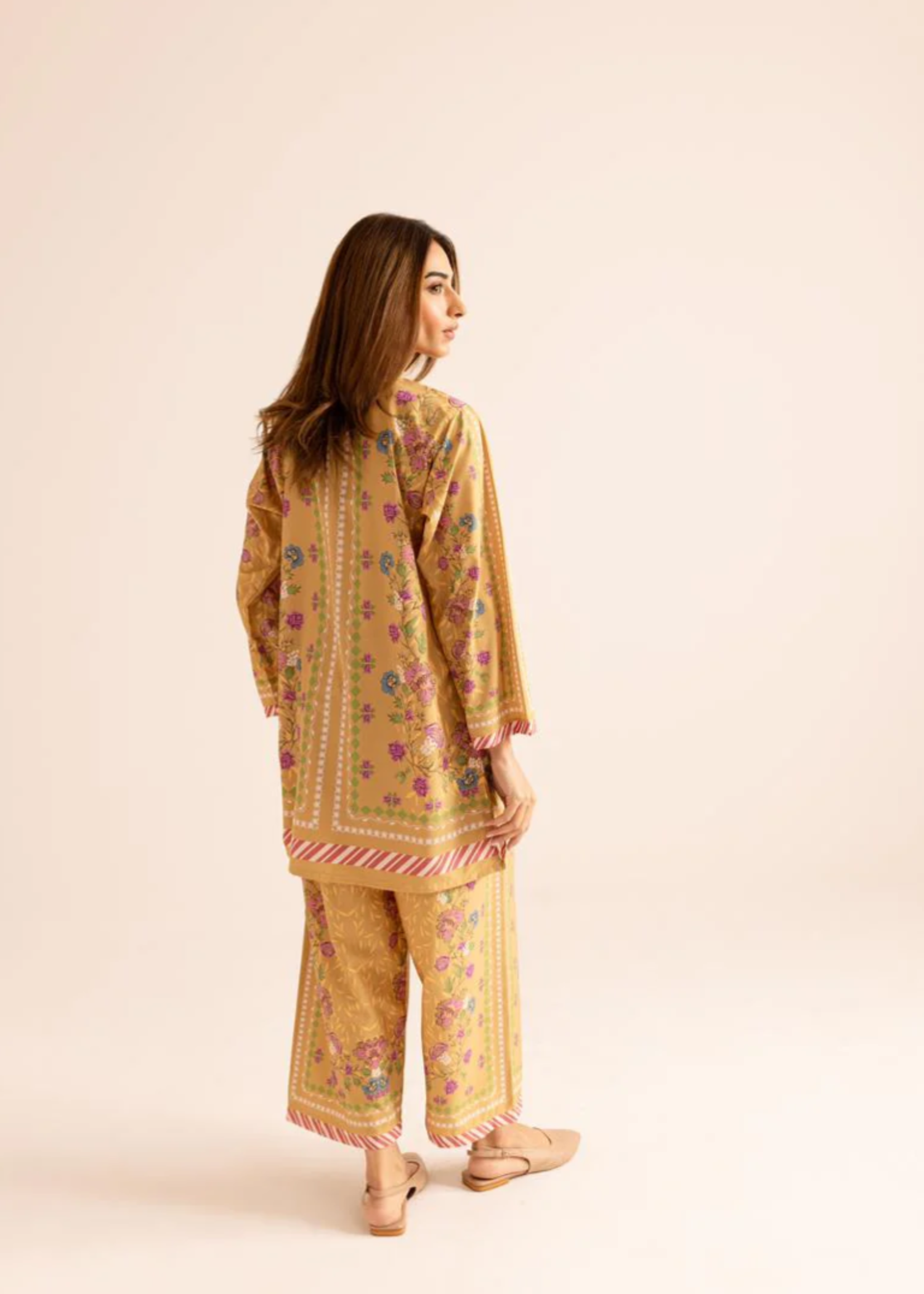 poly lawn Co Ord Sets in Mellow yellow