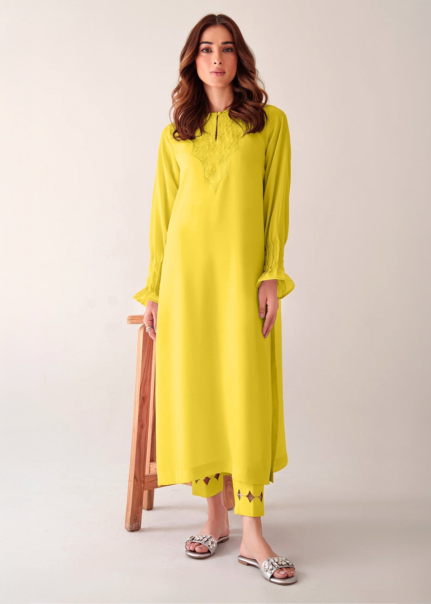 tropical Co ord Sets in Mellow yellow