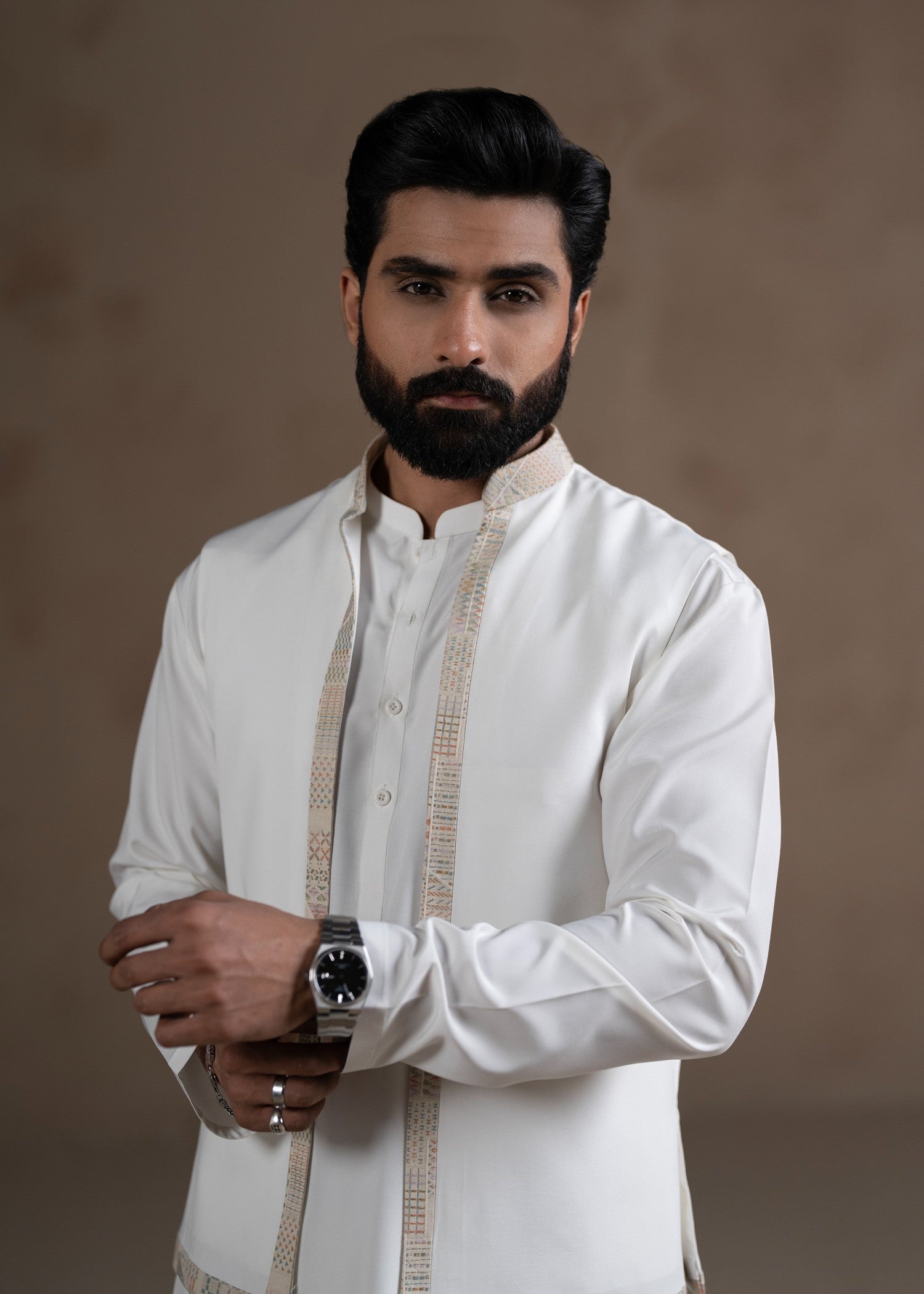 pure boski Waistcoat in Off-white