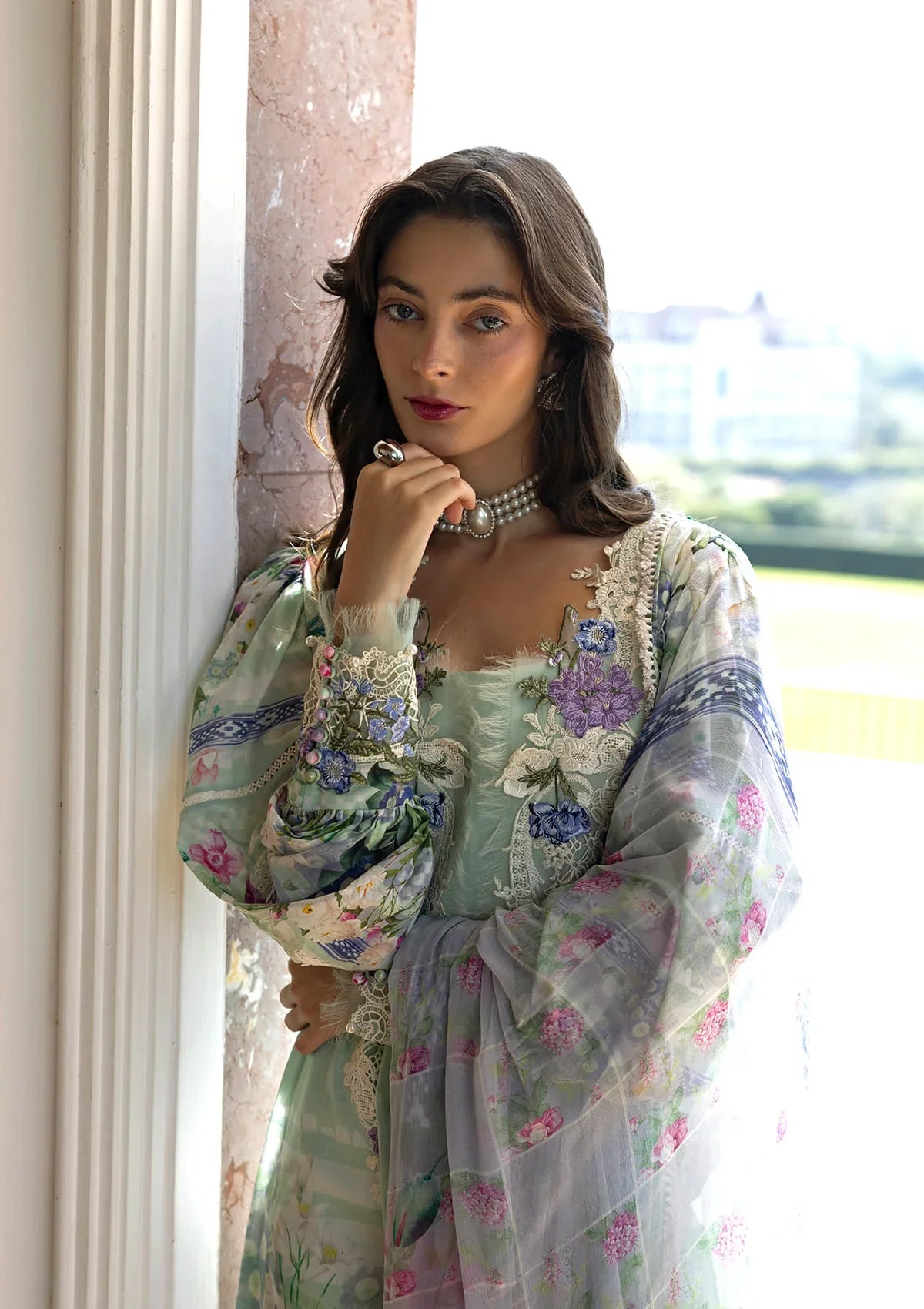 Signature Embroidered Lawn Prints – ESA-6B EVELINE WHISPER