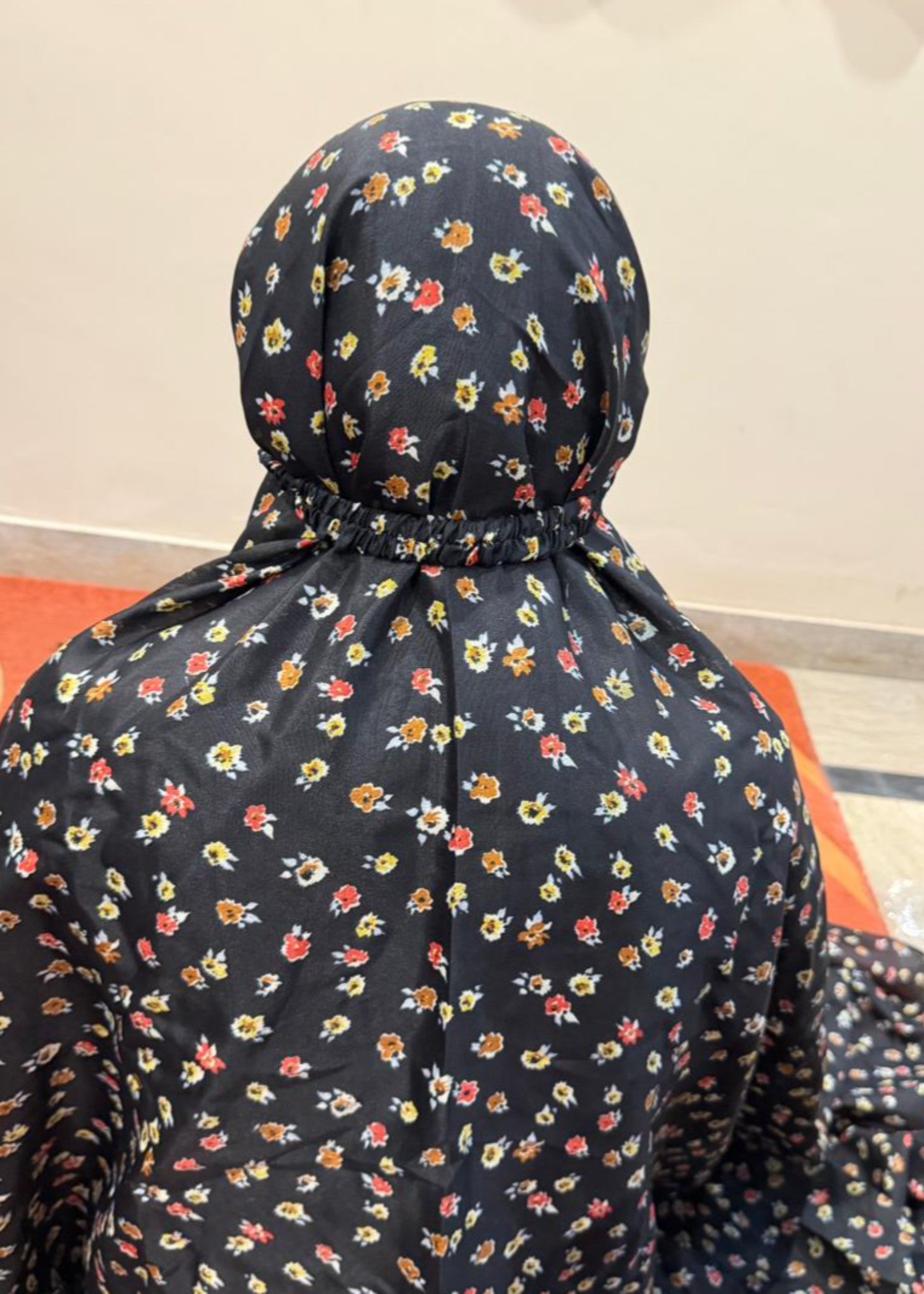 lawn Chaddar in Black