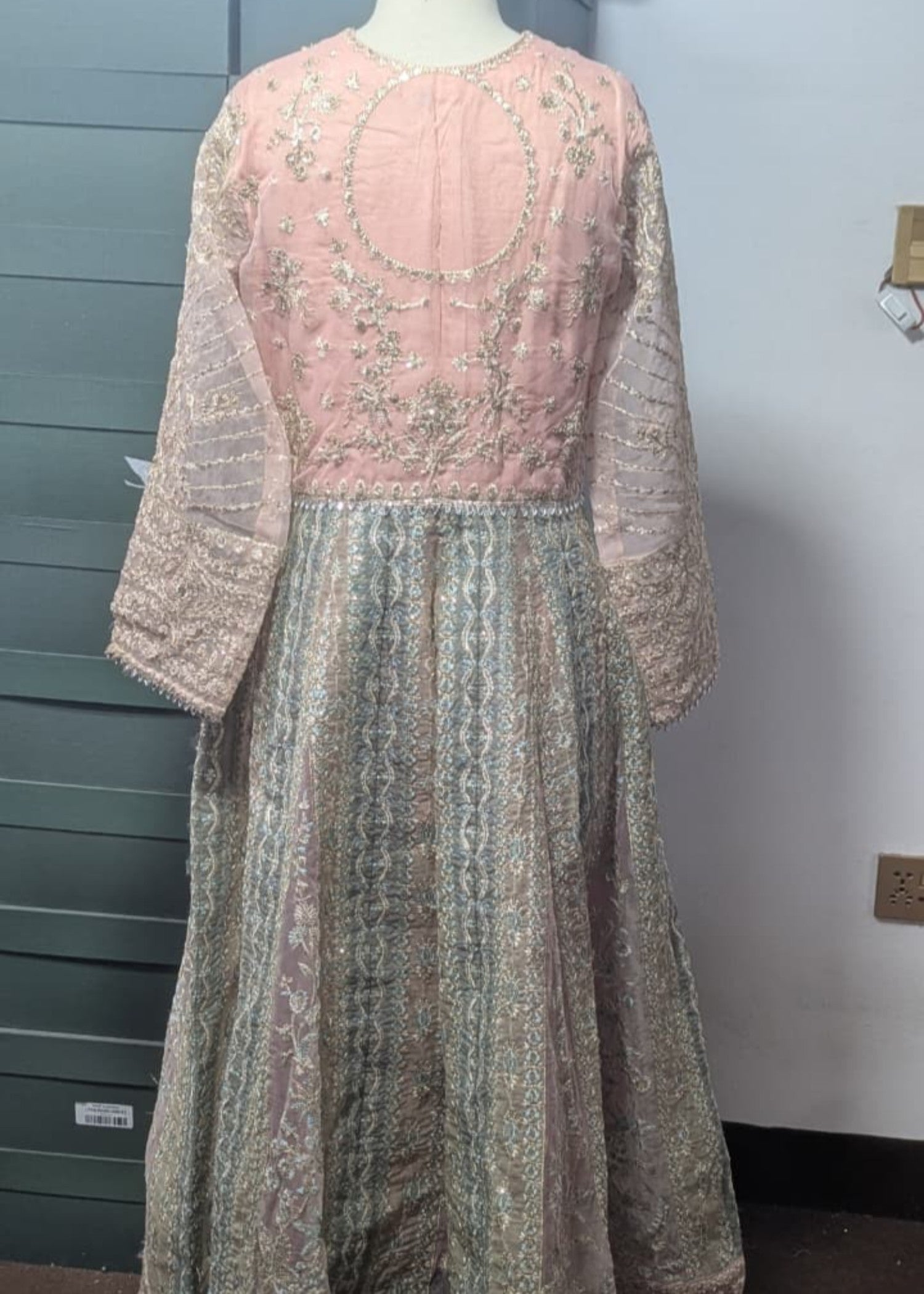 organza Maxi in Baby pink