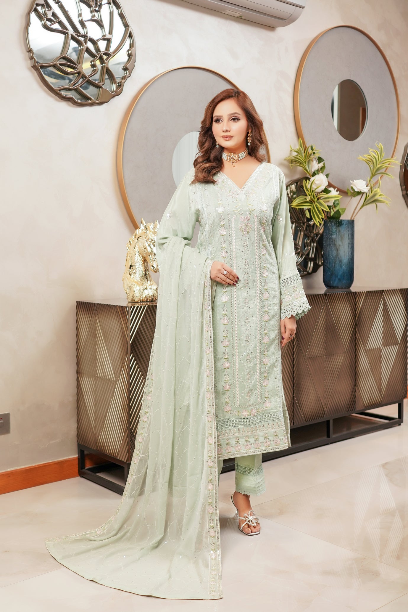 Shamooz Silk Edit Festive Pret Formals – D-7