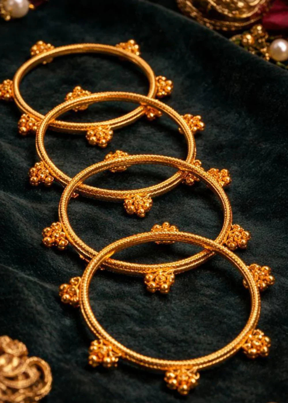 Bangles in Gold Color by - Trendy Women Bangles WPU7672