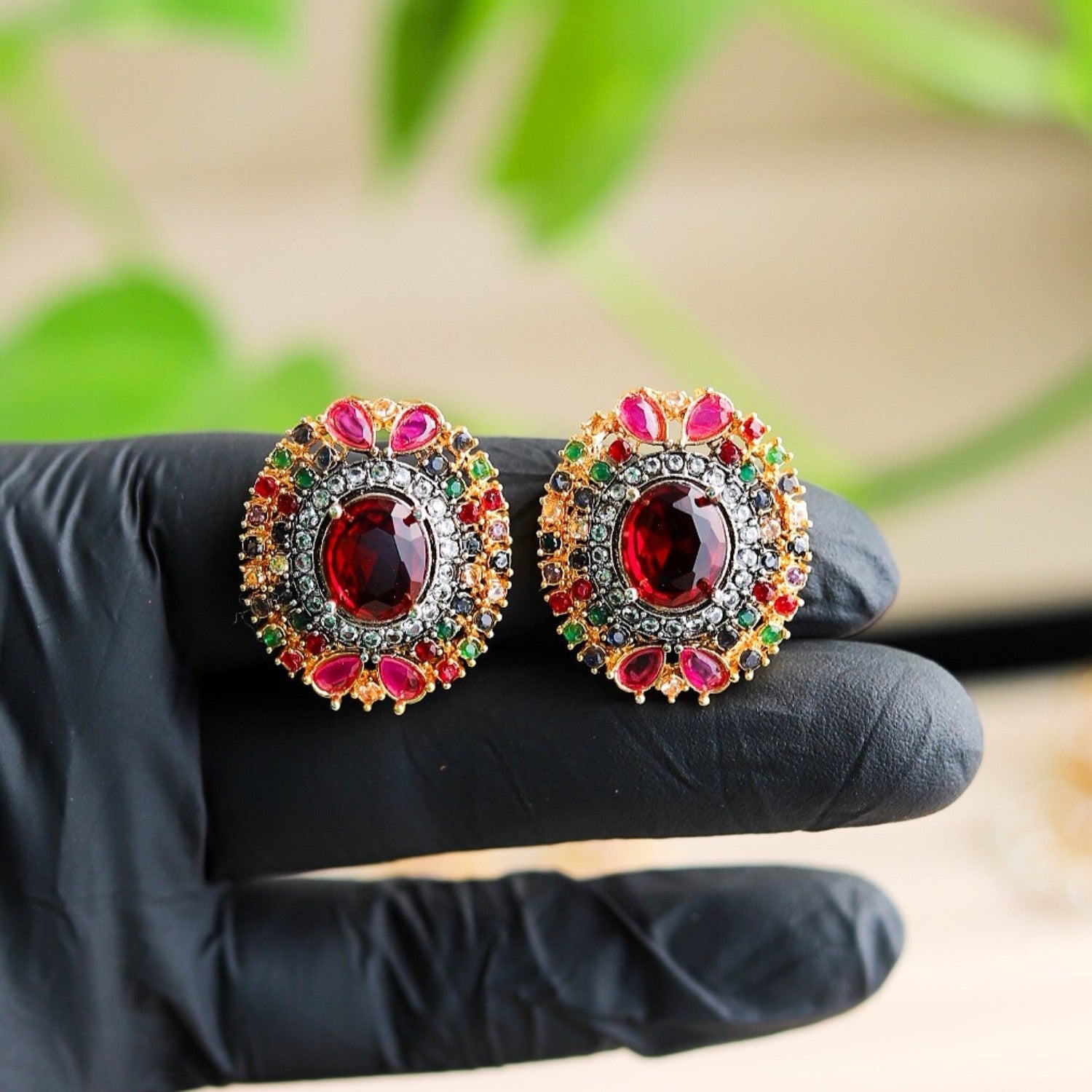 Studs in Multi Color by - Trendy Women Studs YGH9887
