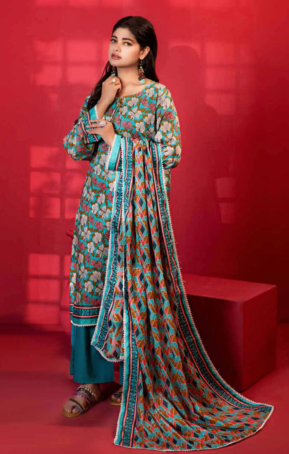 Printed Summer Lawn Drop 15 – 2