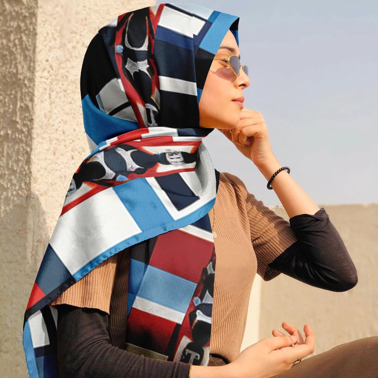 Scarf in Multi Color by - Trendy Women Scarf XKO7969