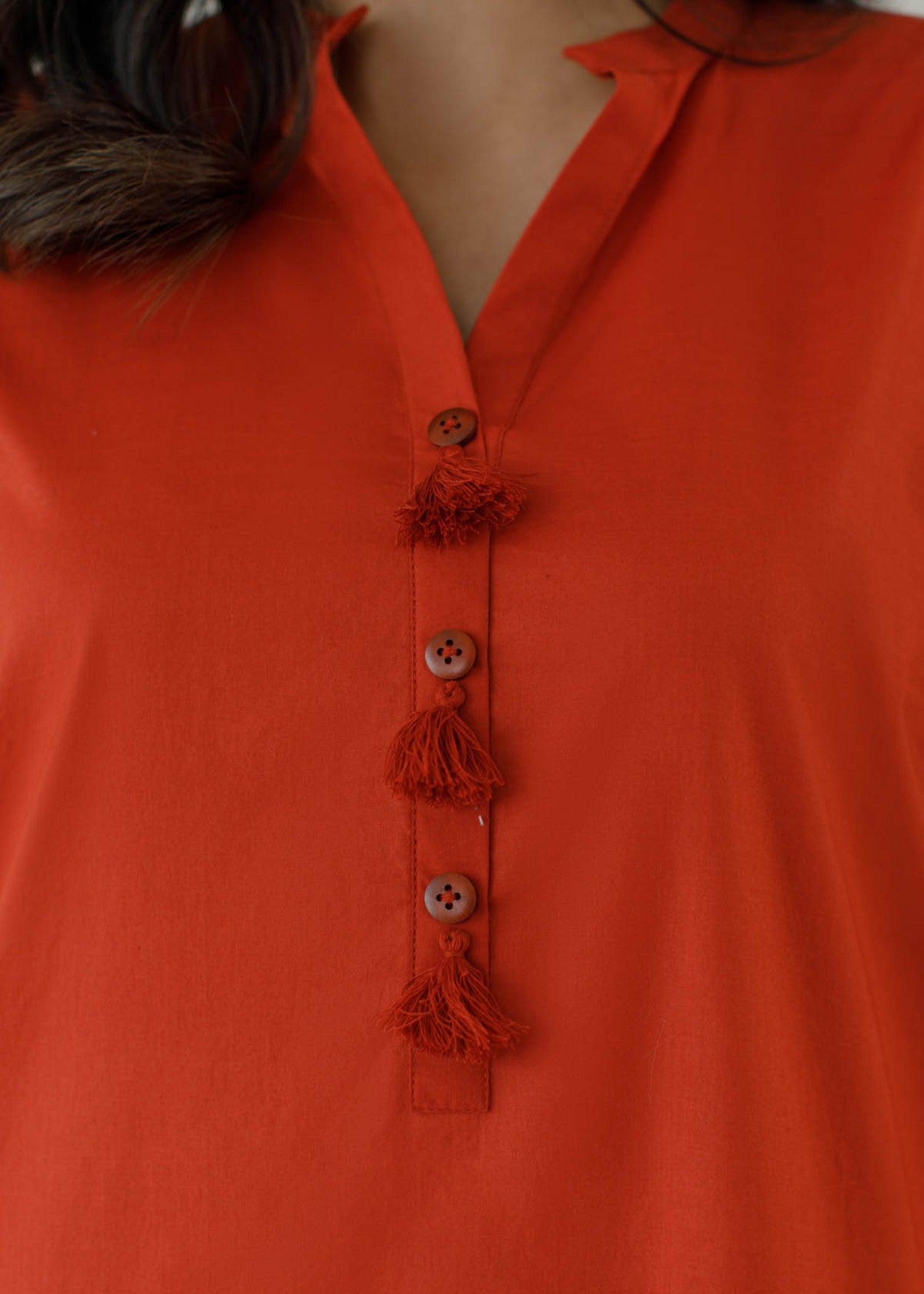 cambric Co Ord Sets in Rust red