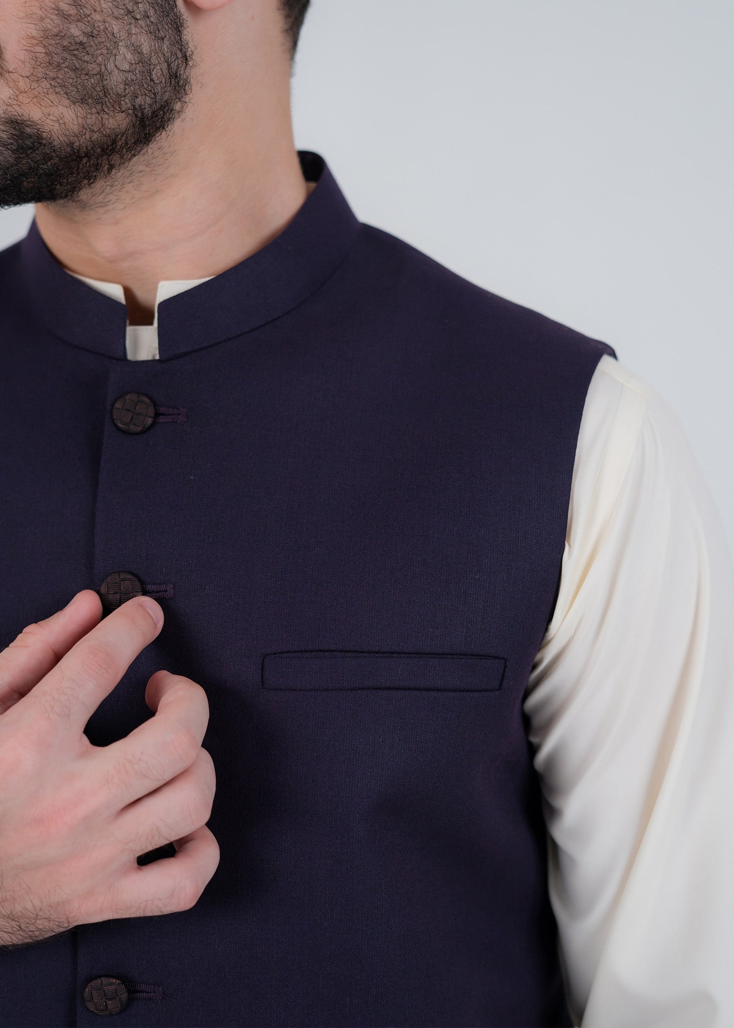 suiting Waistcoat in Dark blue
