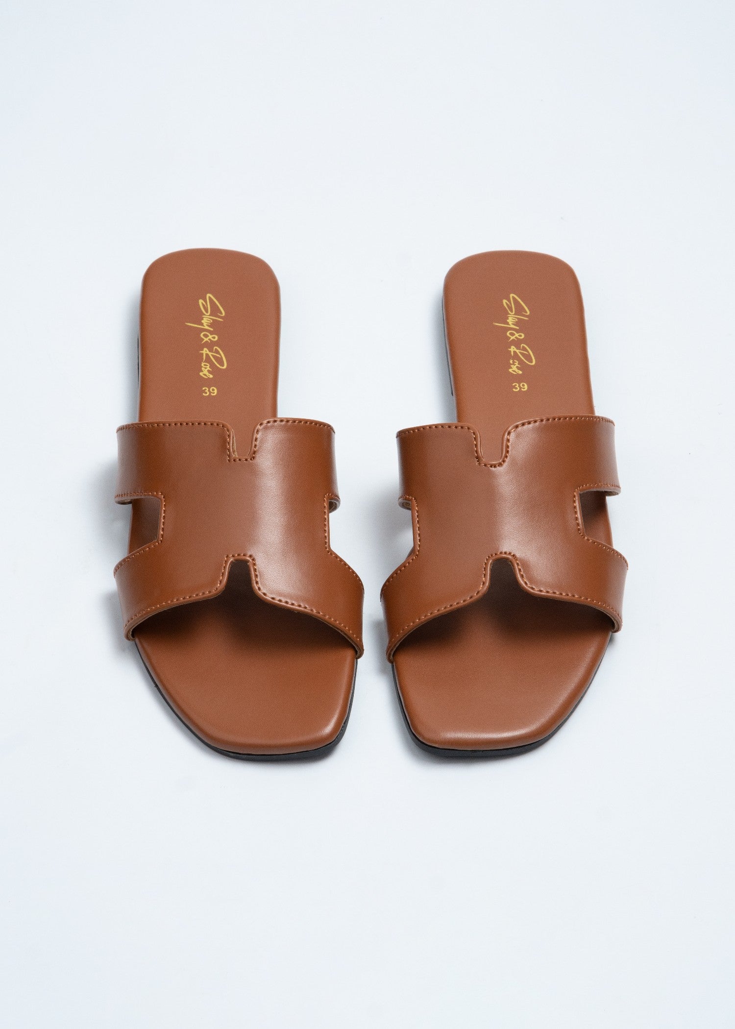 Slides in Hazelwood brown by - High Quality Women Slides XEV7181