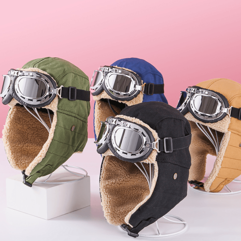 Warm Pilot Locomotive Winter Ear Protection Hat Cotton