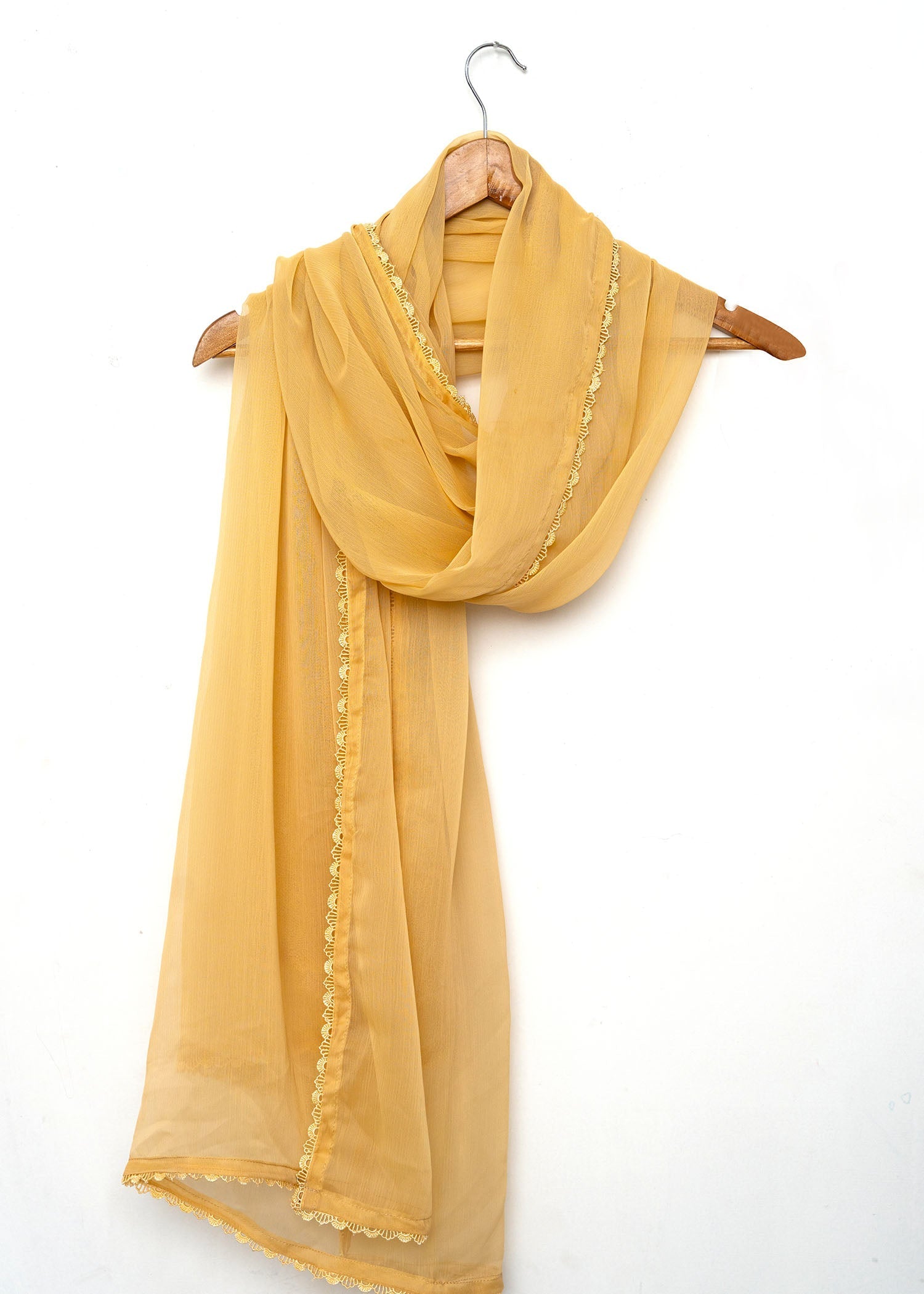 Dupatta in Saffron