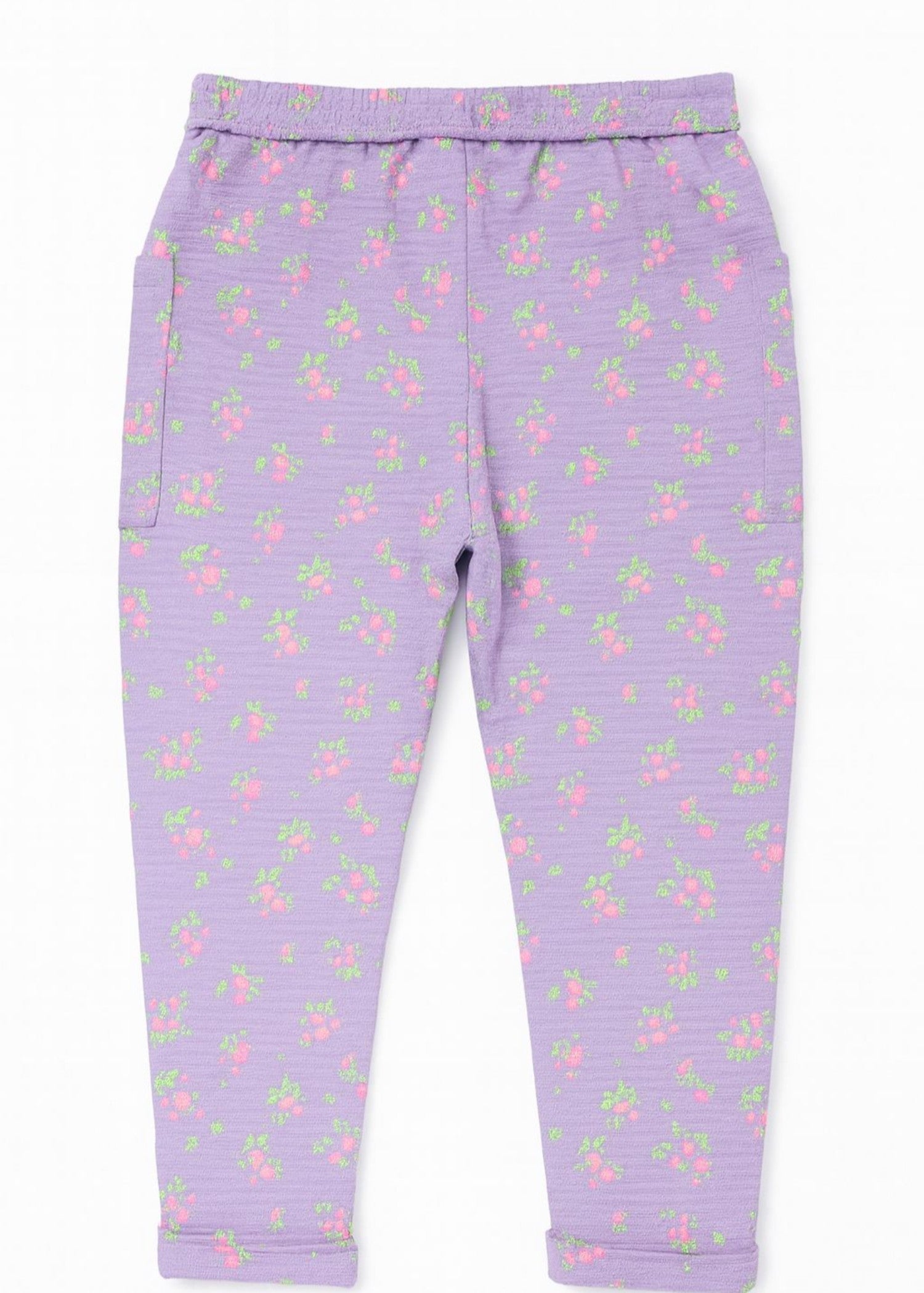 cotton jersey Trousers in Lilac