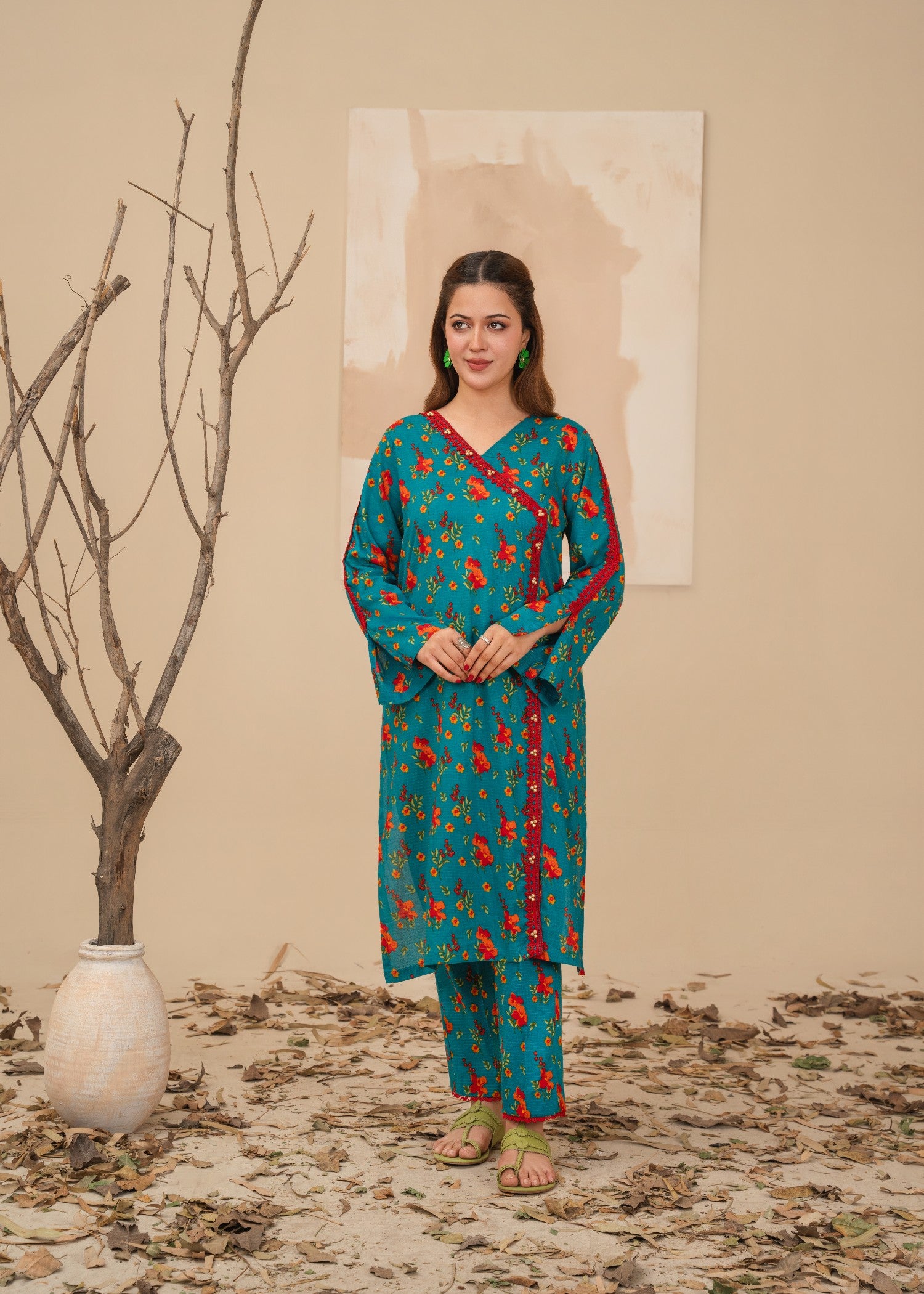 lawn Co Ord Sets in Bondi blue