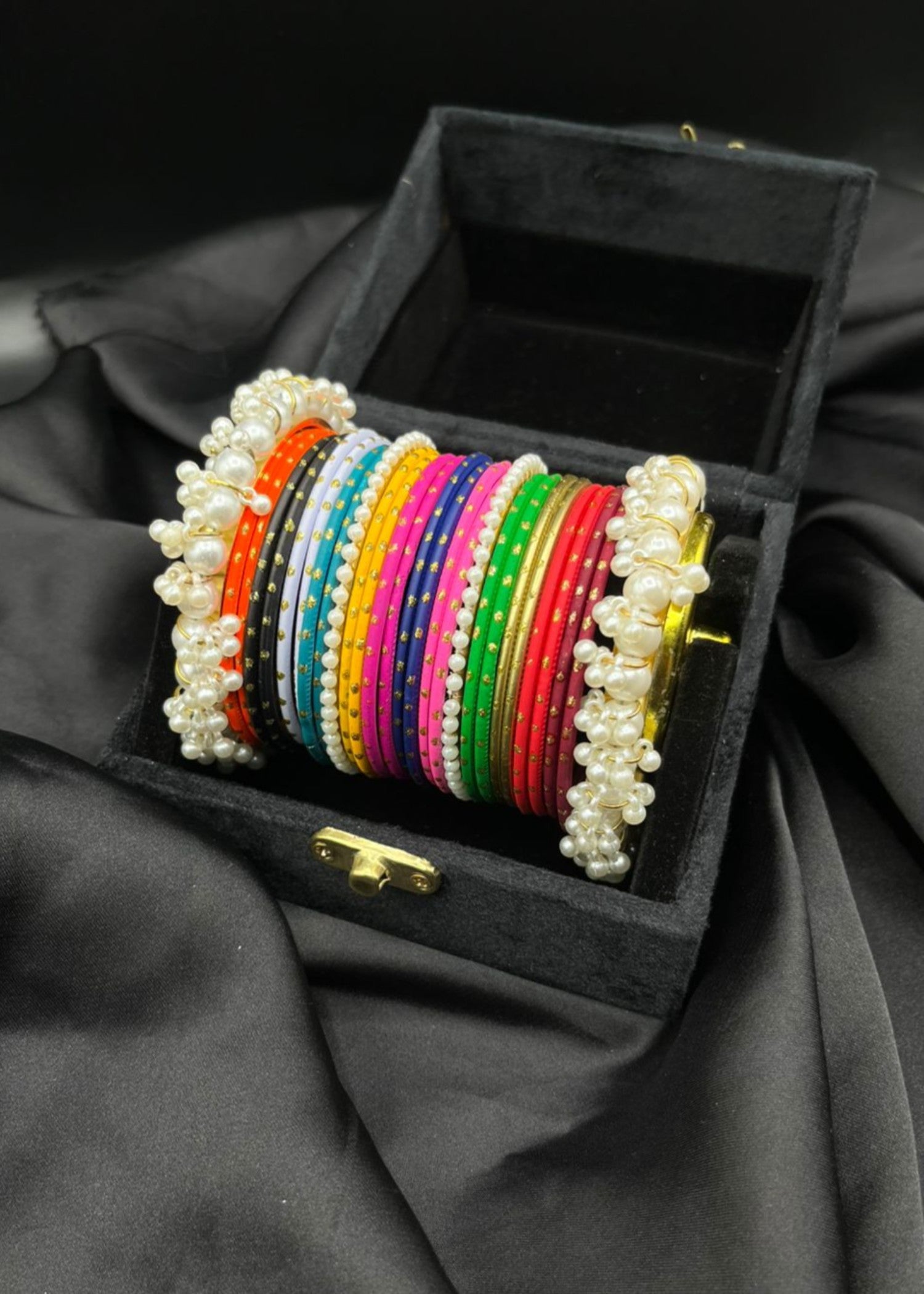 Bangles in Multi Color by - Trendy Women Bangles KQK4128
