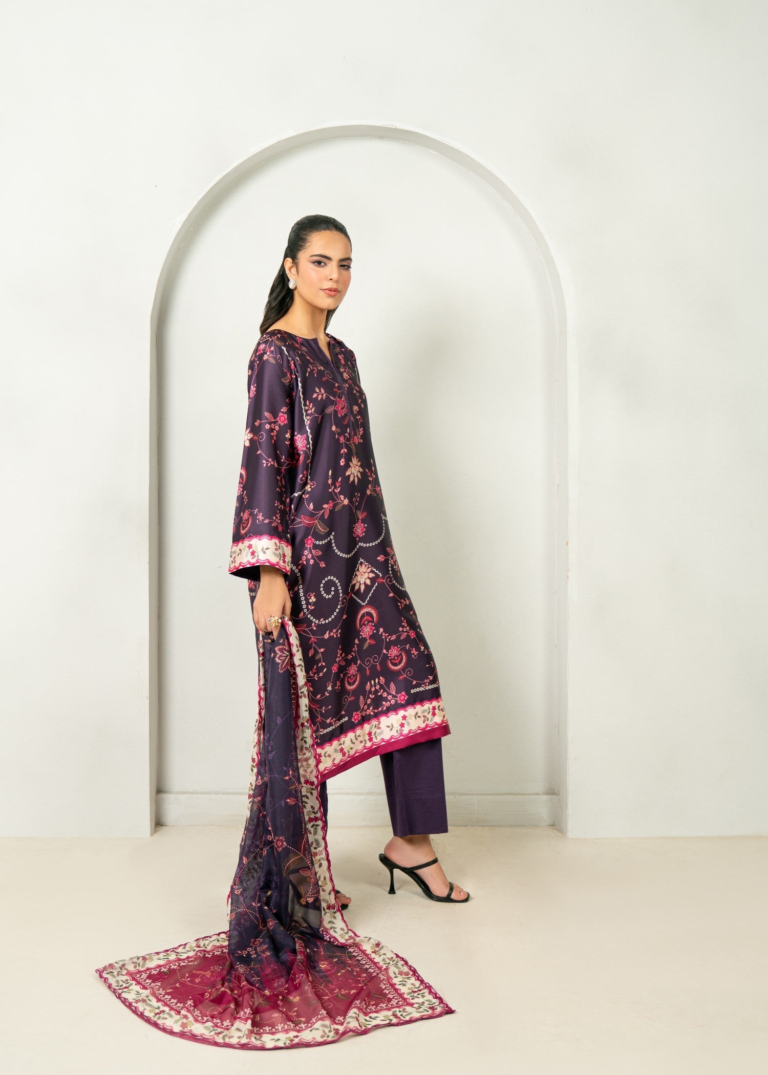 silk Unstitched in Purple
