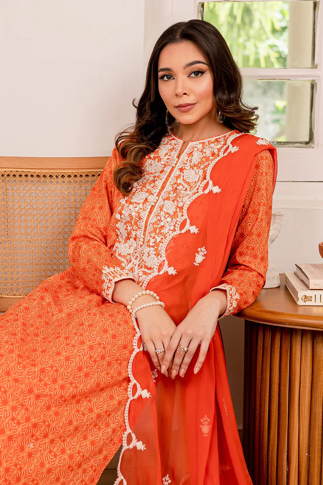 cambric Unstitched in Orange