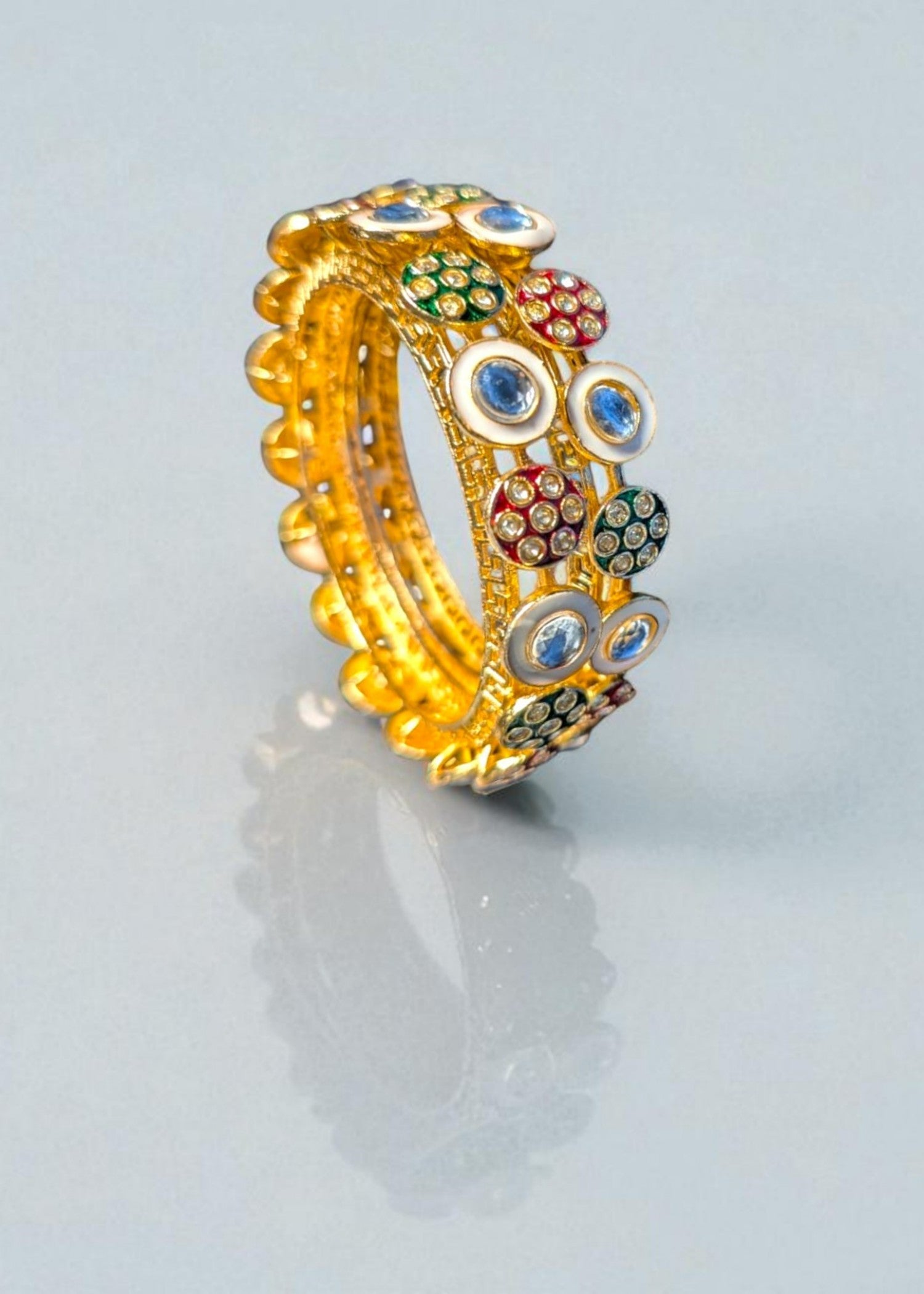 Bangles in Multi Color by - Trendy Women Bangles ZYP5416