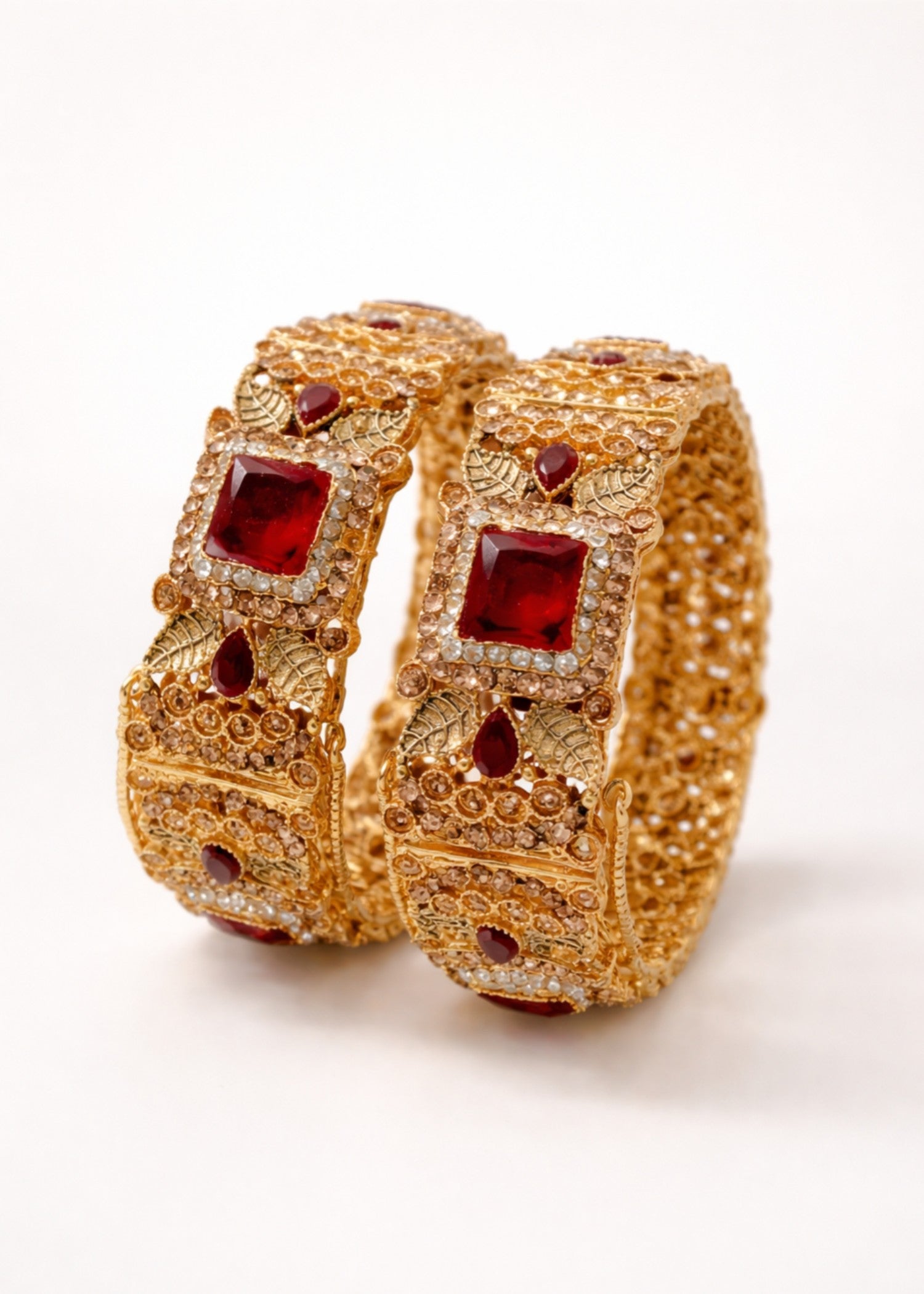 Bangles in Red violet Color by - Trendy Women Bangles PIX6568