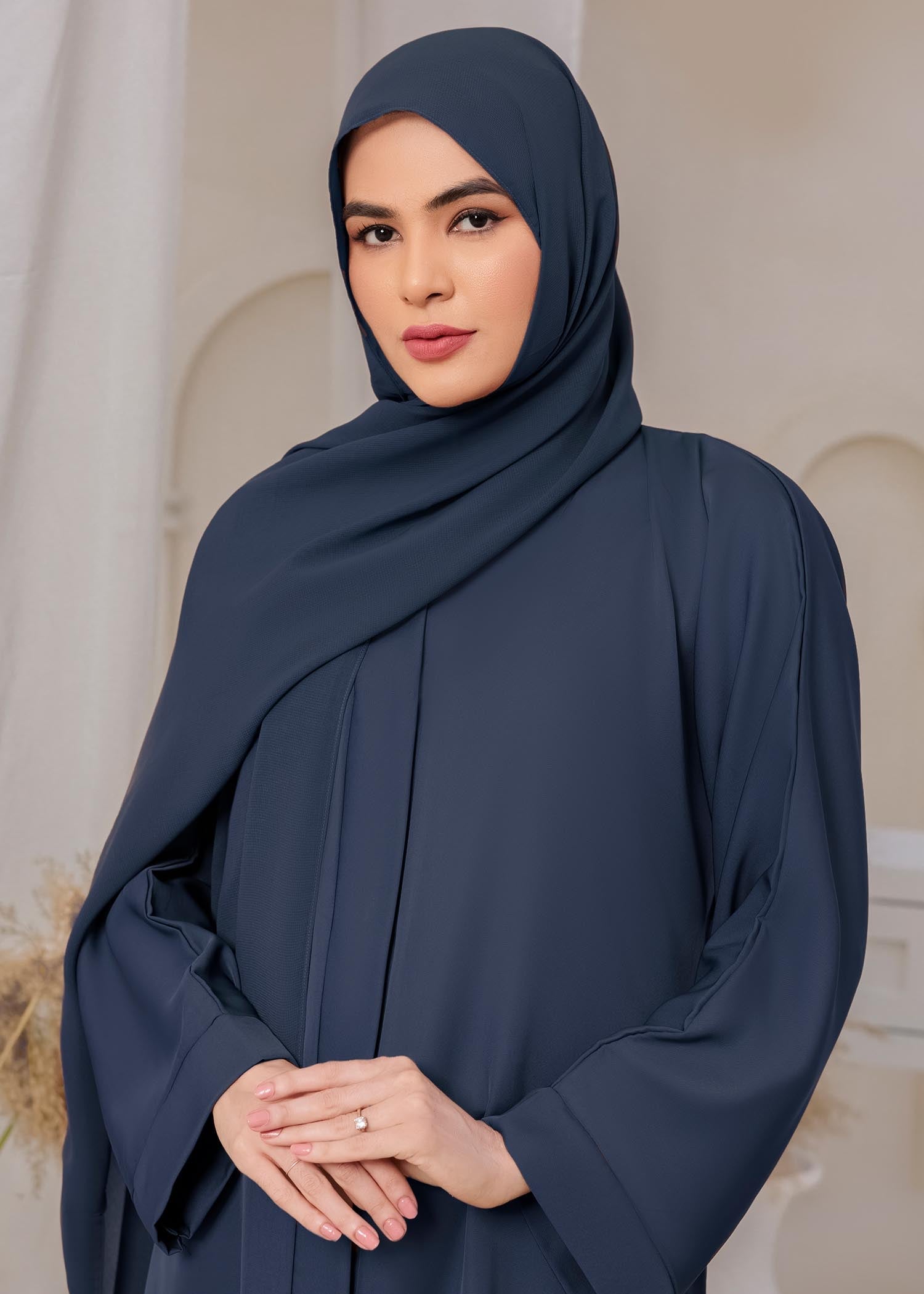 nidha Abaya in Blue