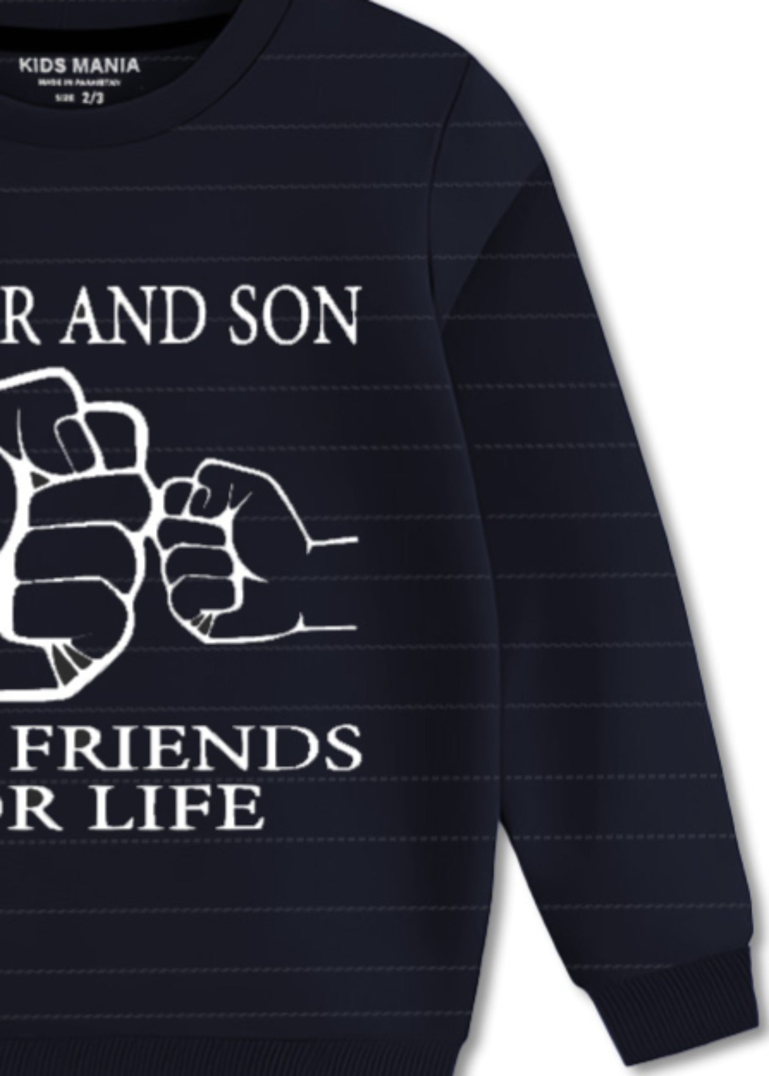 fleece Sweatshirt in Aegean blue