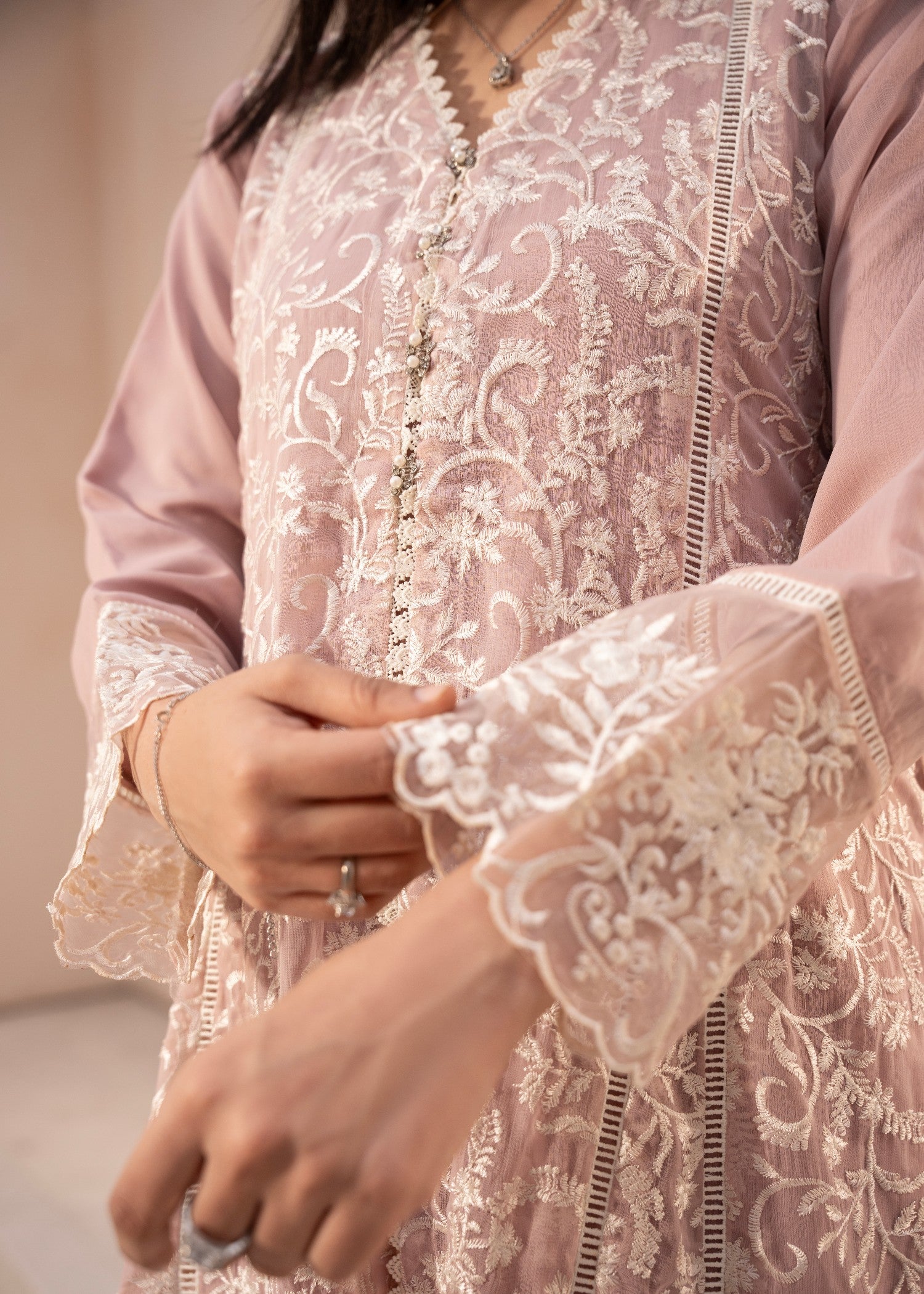 chiffon Maxi in Lilac