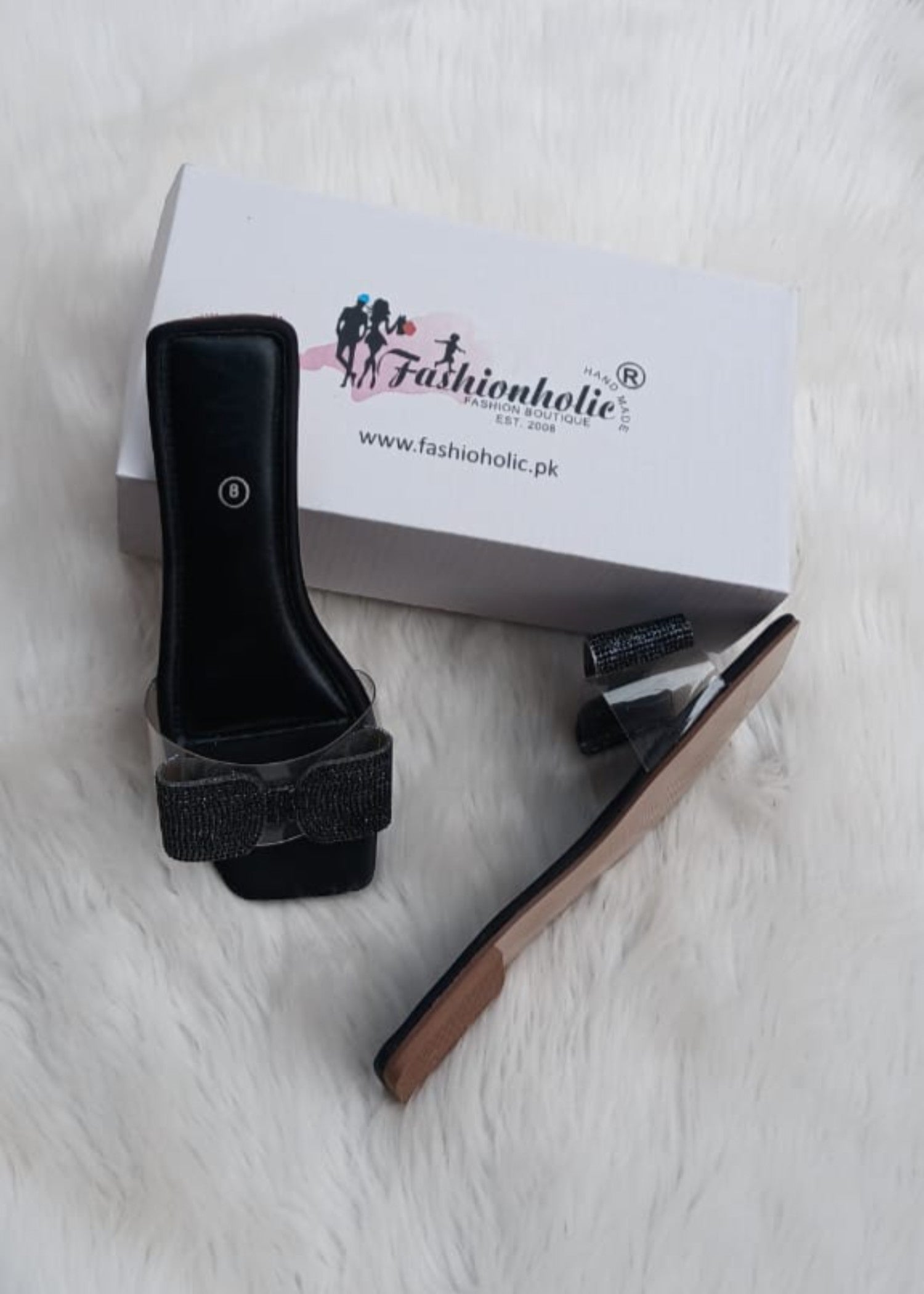 Slides in Black by - High Quality Women Slides ULB1237