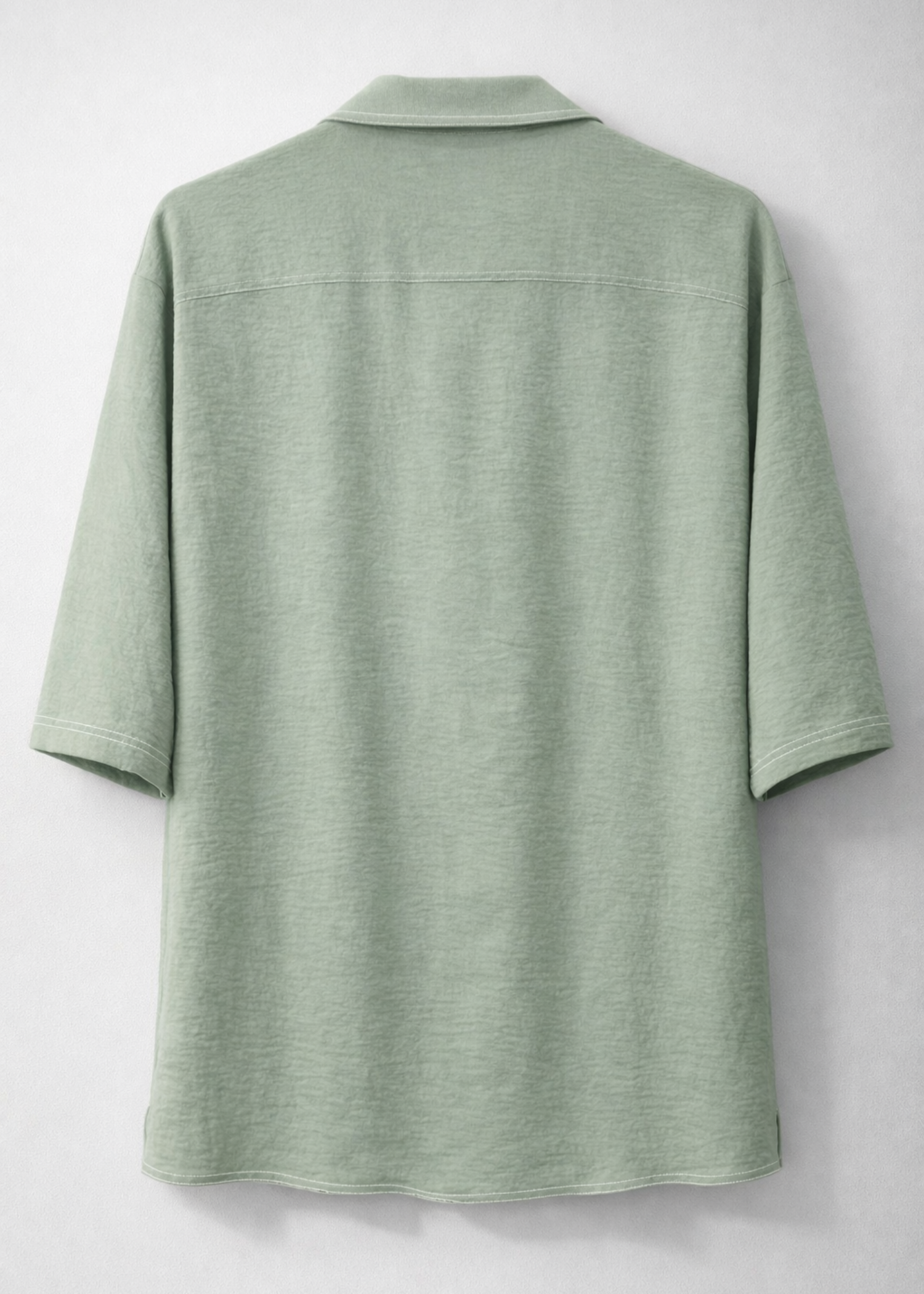 seersucker Top in Olive green