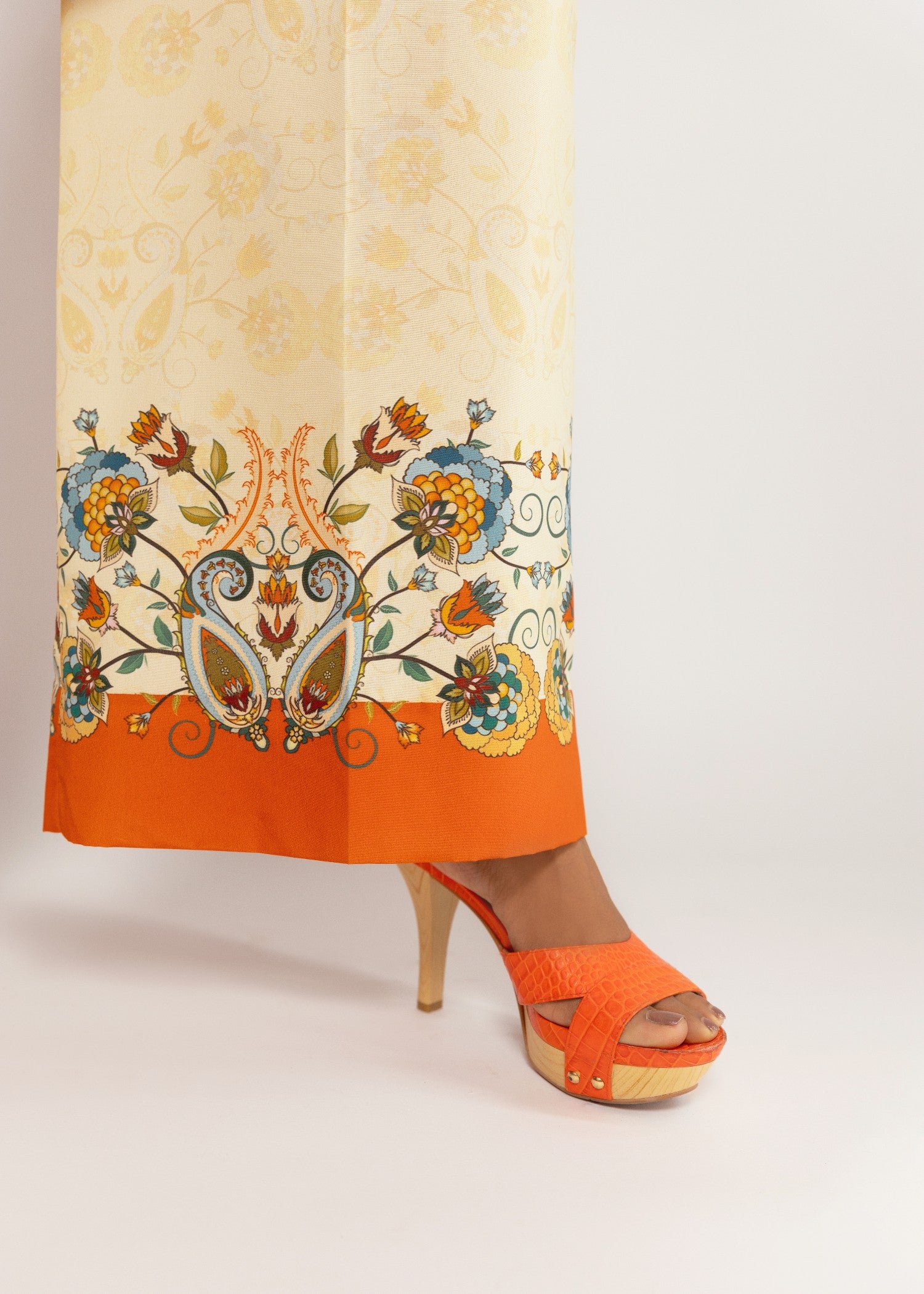 silk Kurta Set in Butter