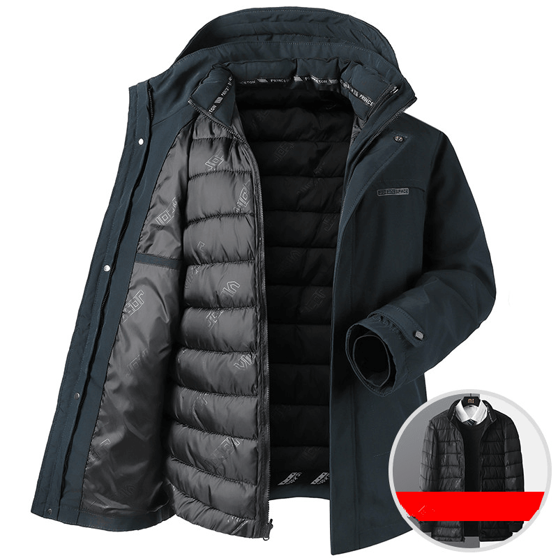 Men'S Cotton Middle-Aged Father Winter Thickened Jacket