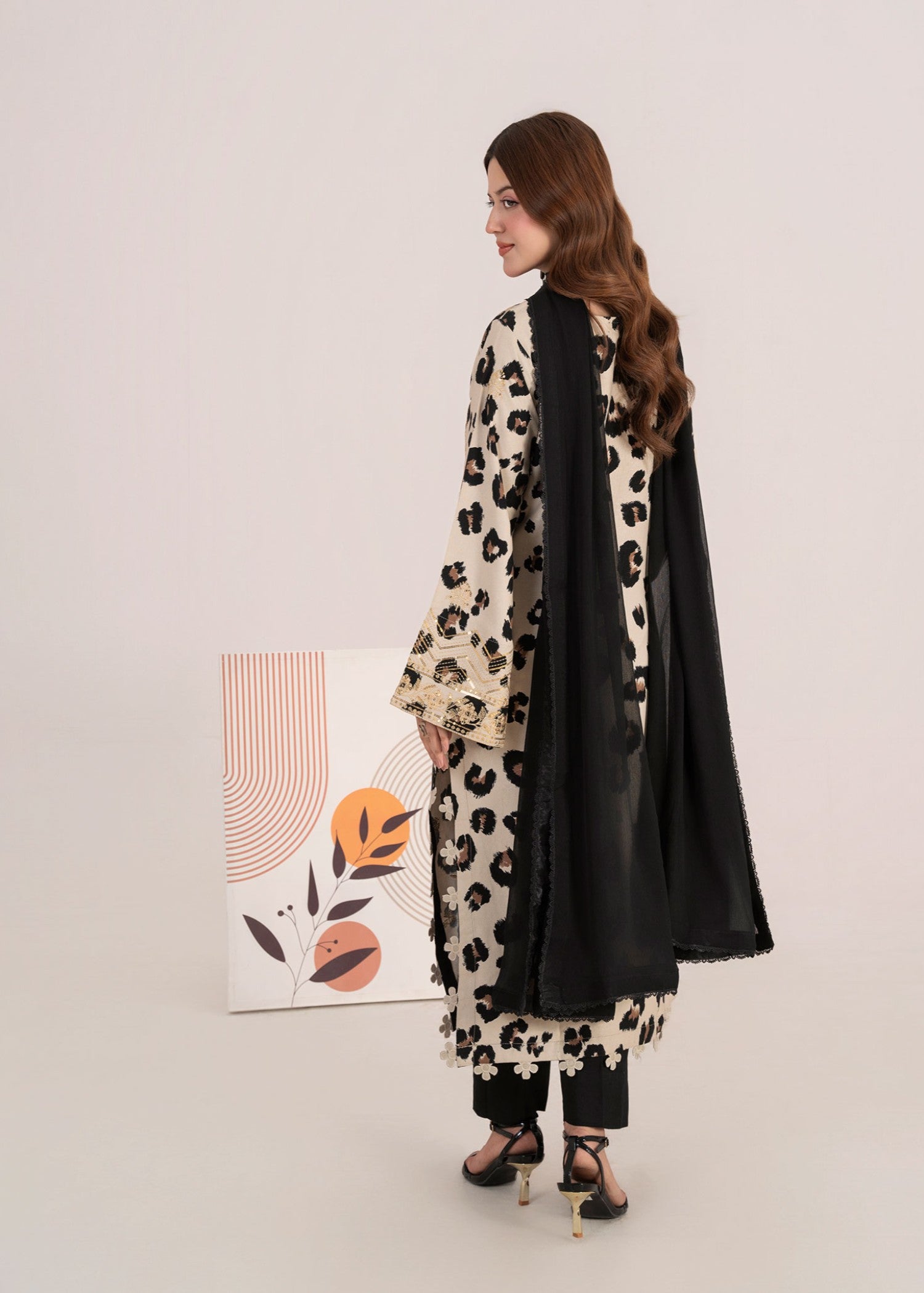 pure viscose Kurta Set in Multi