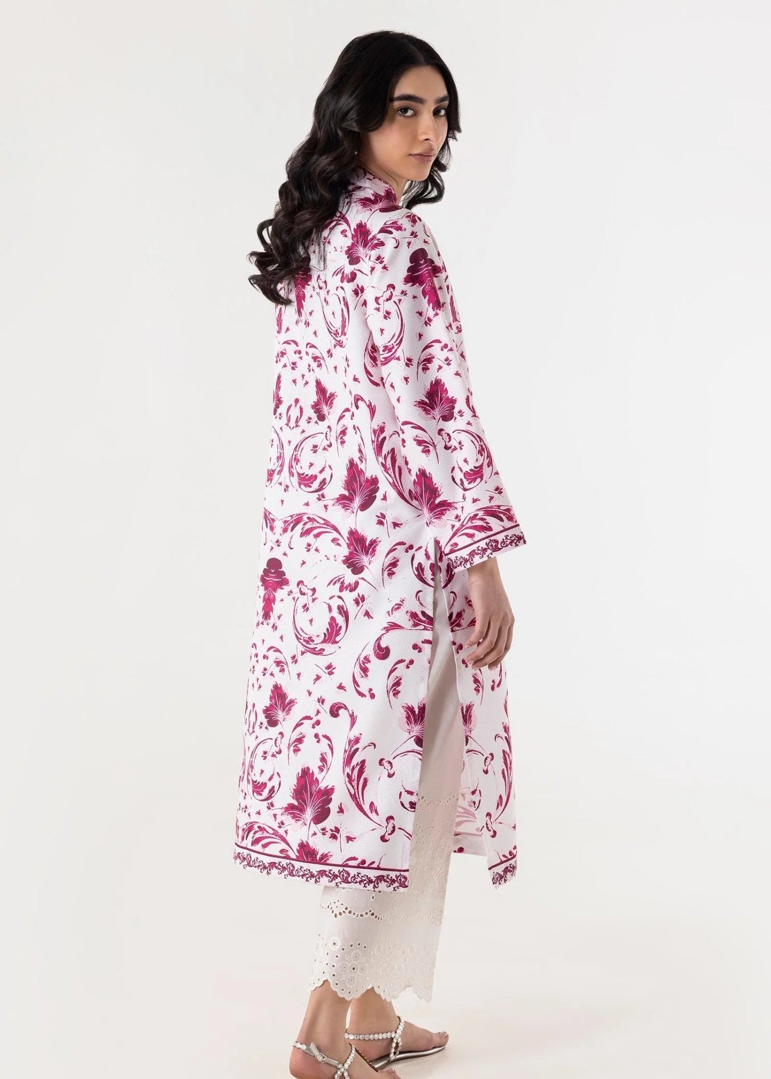 jacquard Kurti in Multi
