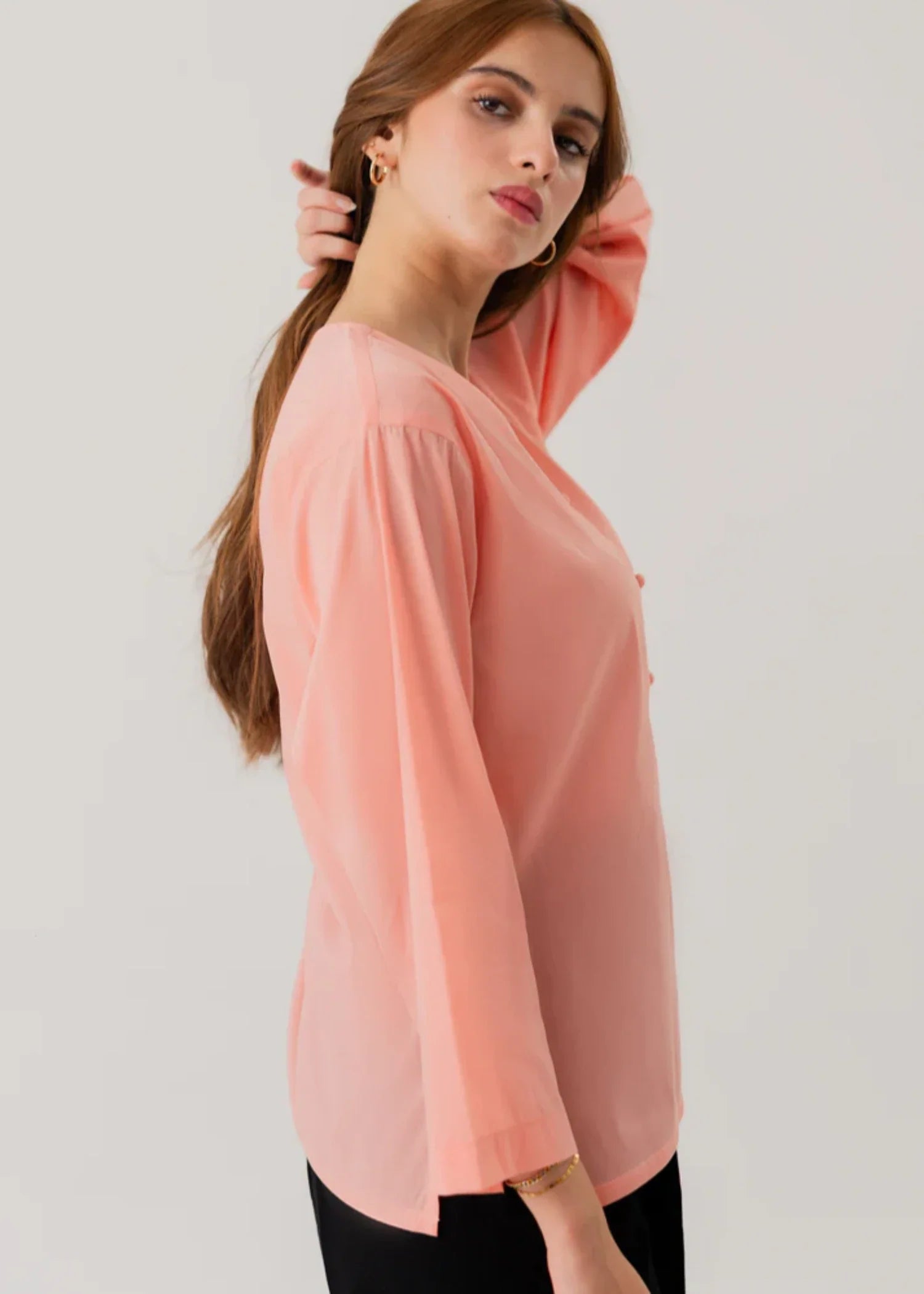 cotton Top in Peach orange