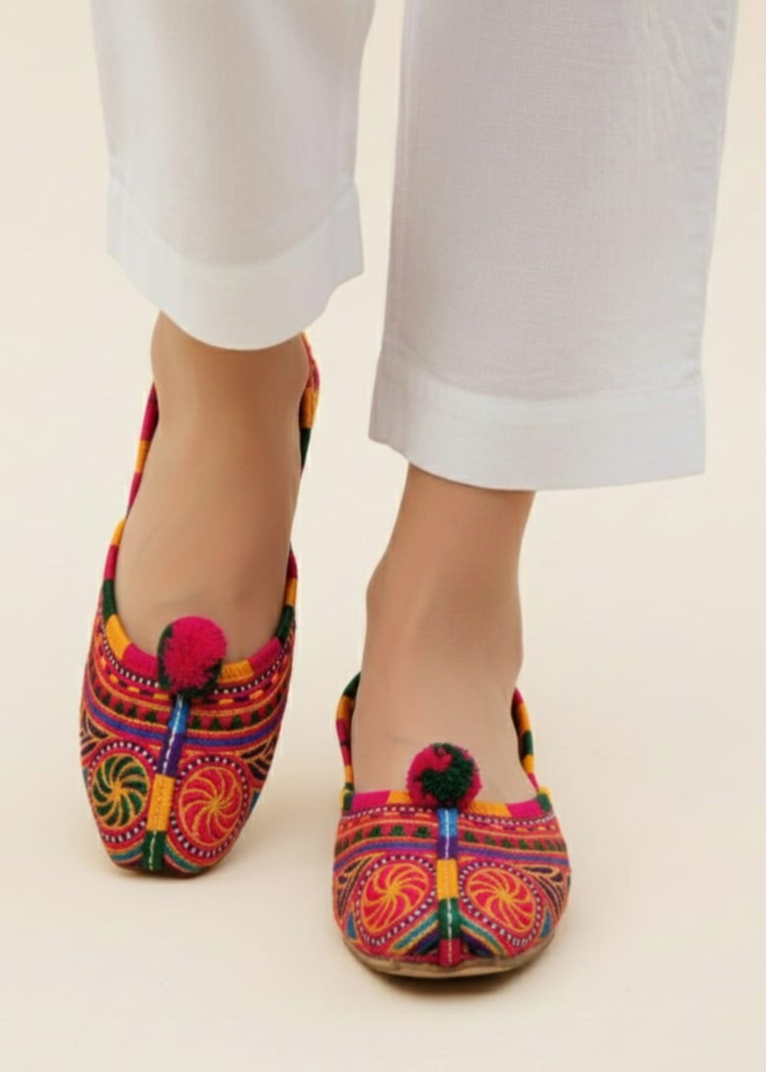 Khussa in Multi by - High Quality Women Khussa EYJ1293