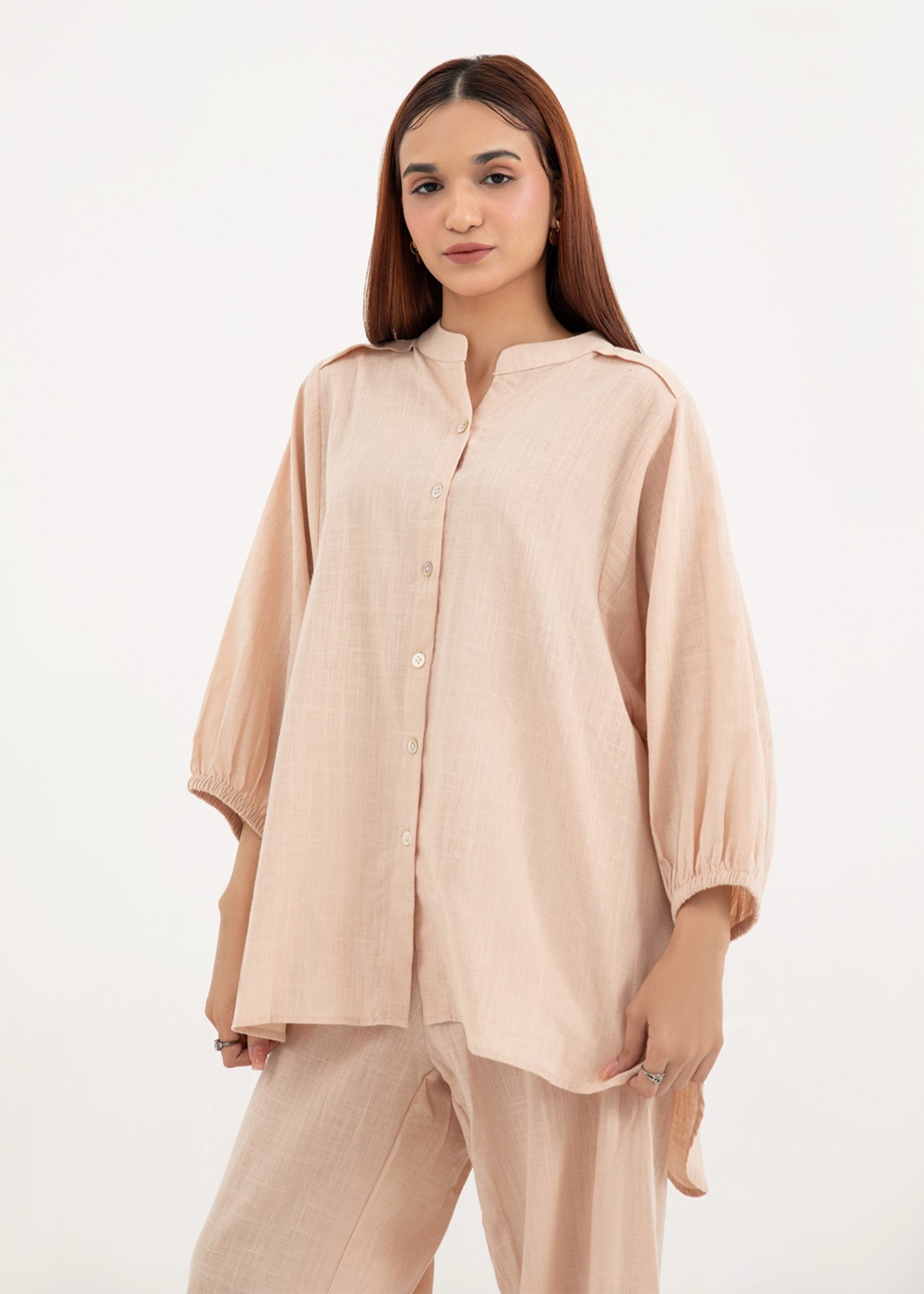 cotton Co Ord Sets in Sand brown