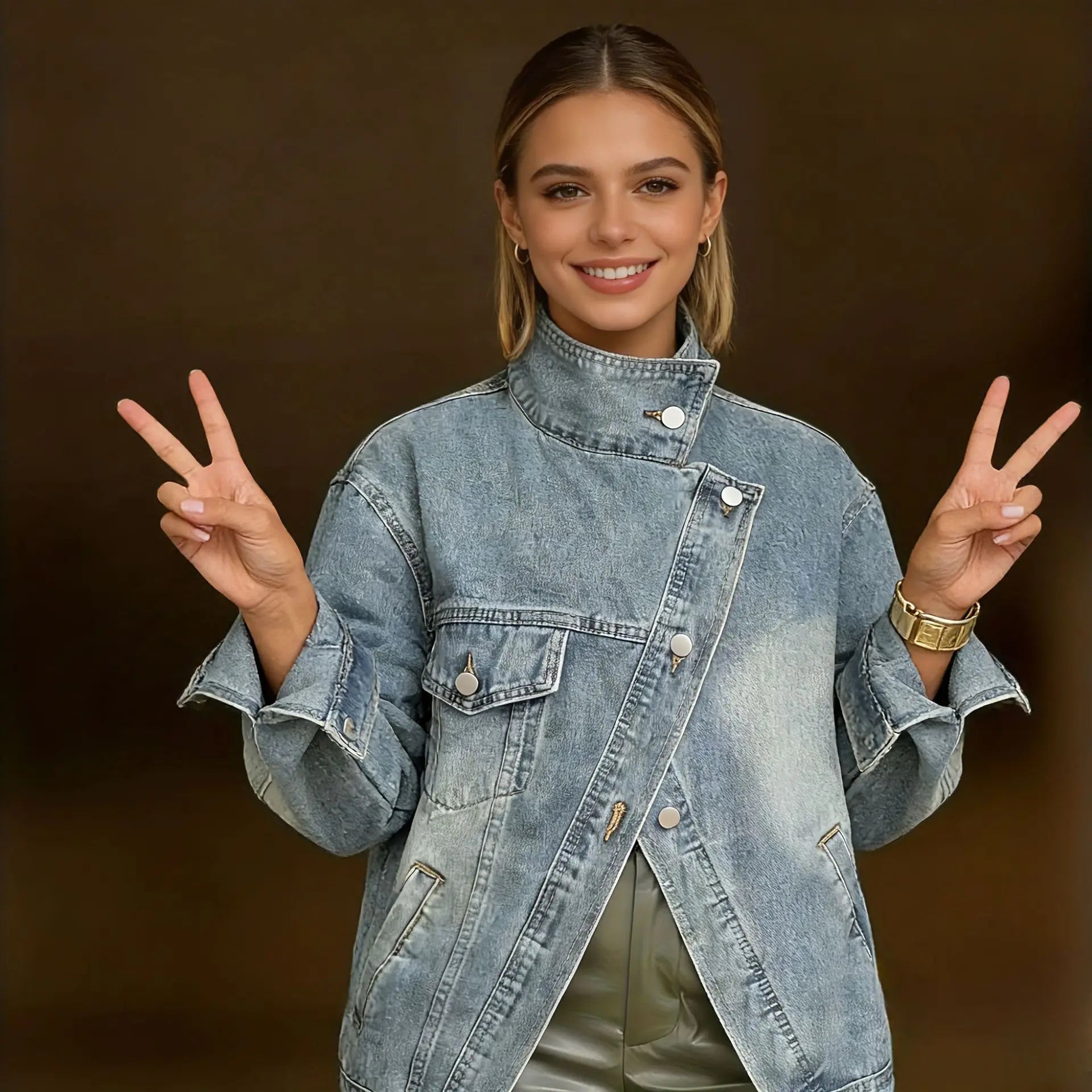 STELLA DENIM BLAZER
