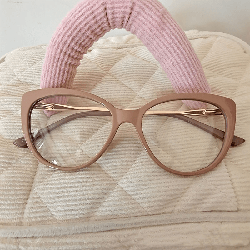 Metal Cross Flat Mirror - Fashionable Butterfly Frame Glasses in Multiple Colors