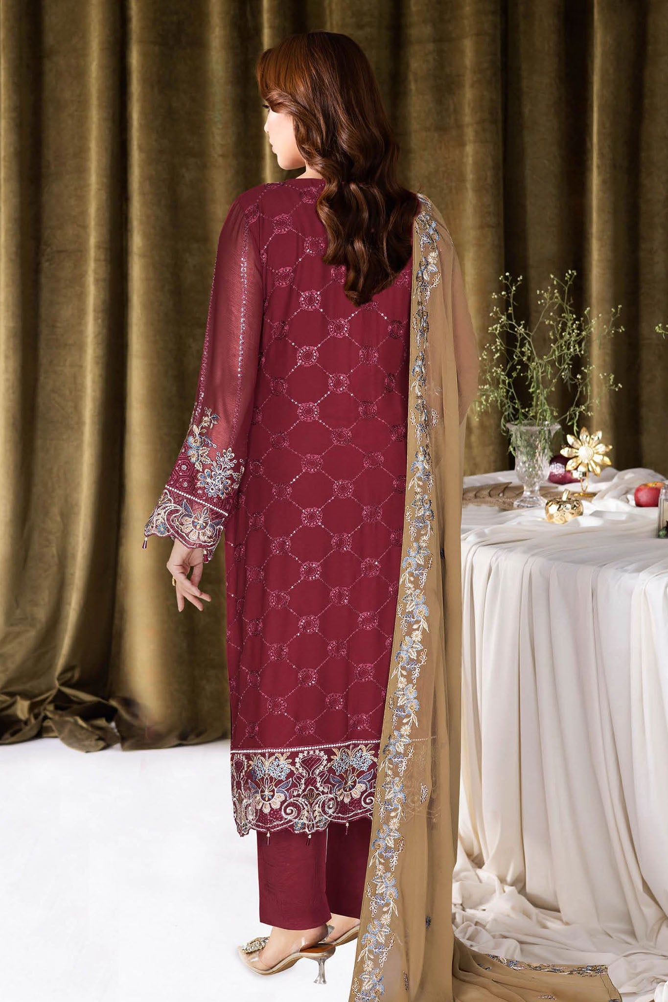 Sangeet Chiffon Formals – B-403
