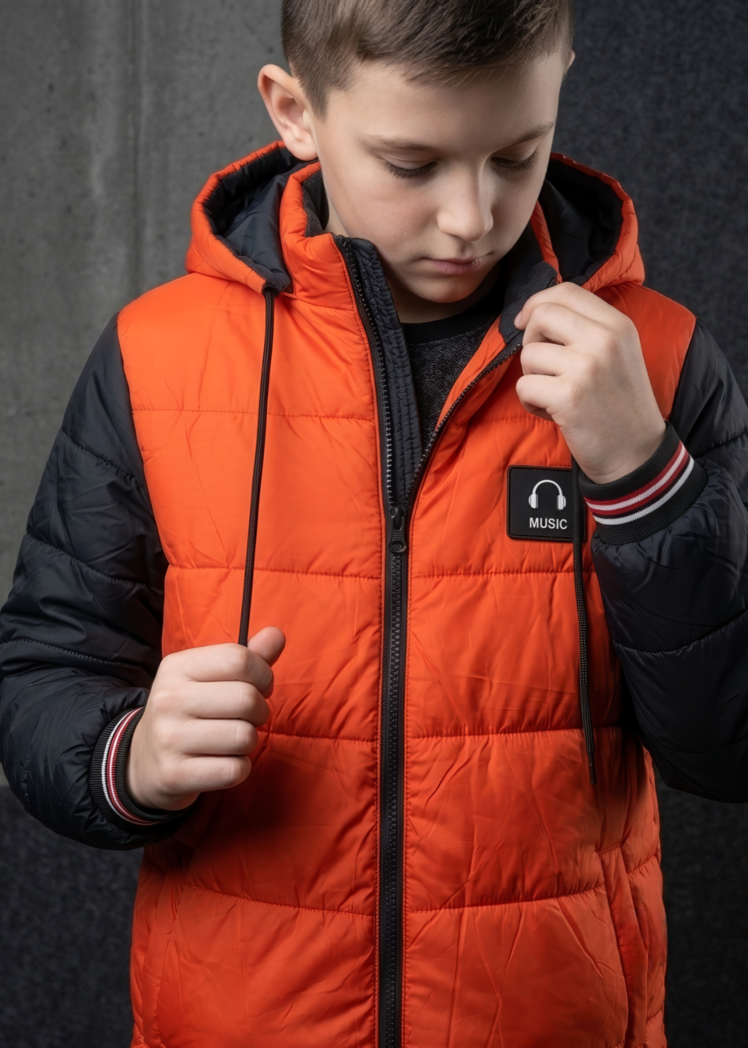parachute Jacket in Orange